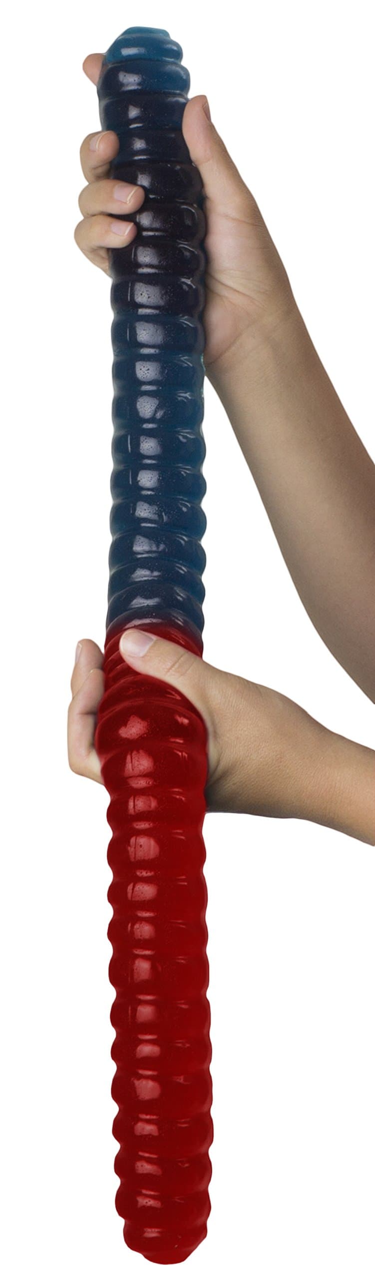 World's Largest GUMMY WORM- Cherry/Blue Raspberry