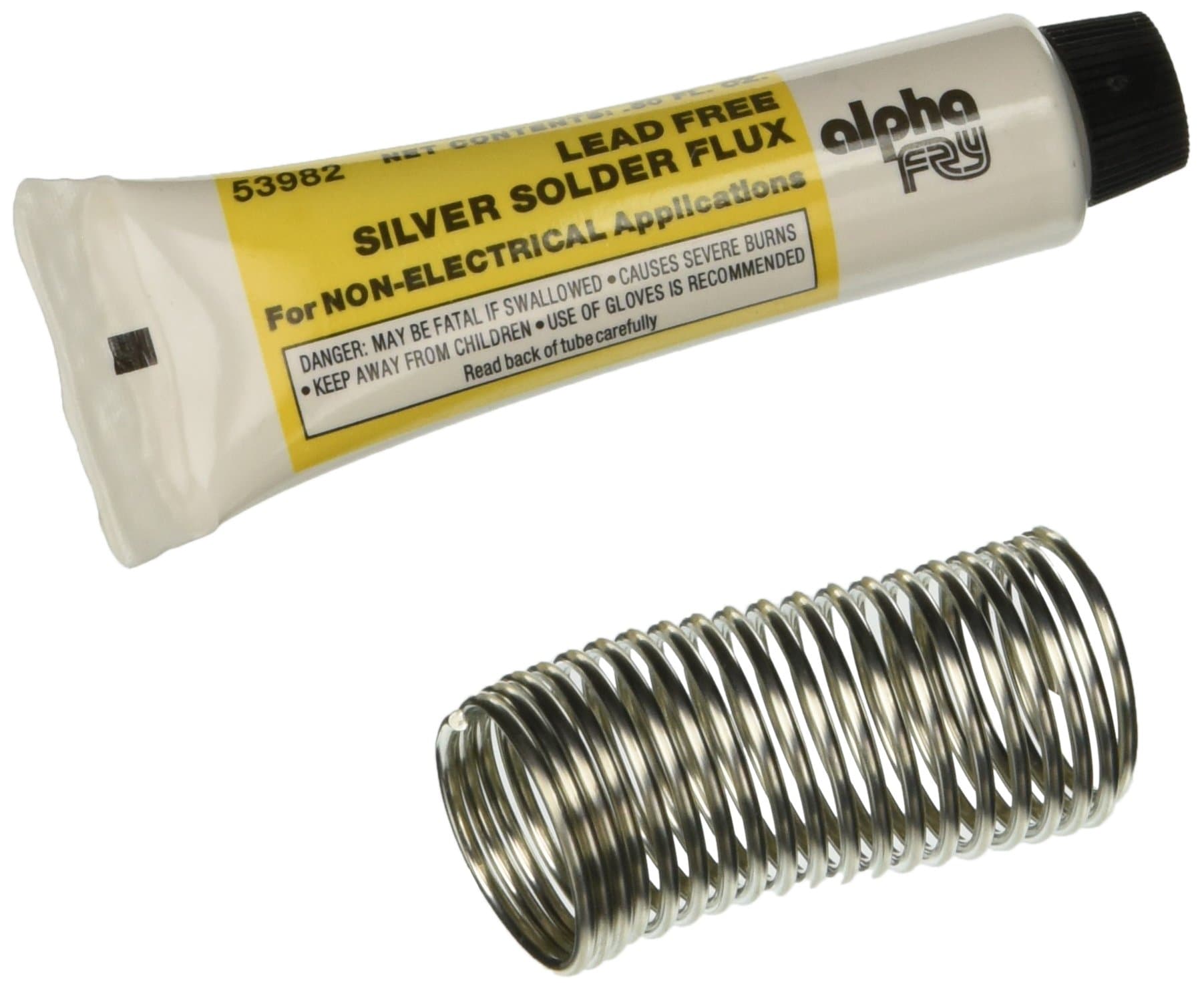 alpha fry 53982 AM53982 Cookson Elect Lead-Free Silver Solder and Flux Kit, No Size, No Color
