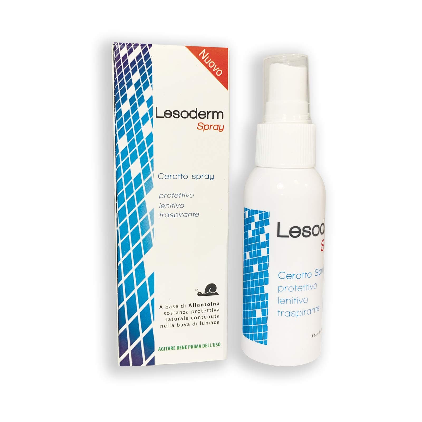 Lesoderm healing spray for bedsores 50 ml - Spray patch for ulcers, diaper sores, psoriasis plaques and superficial skin wounds
