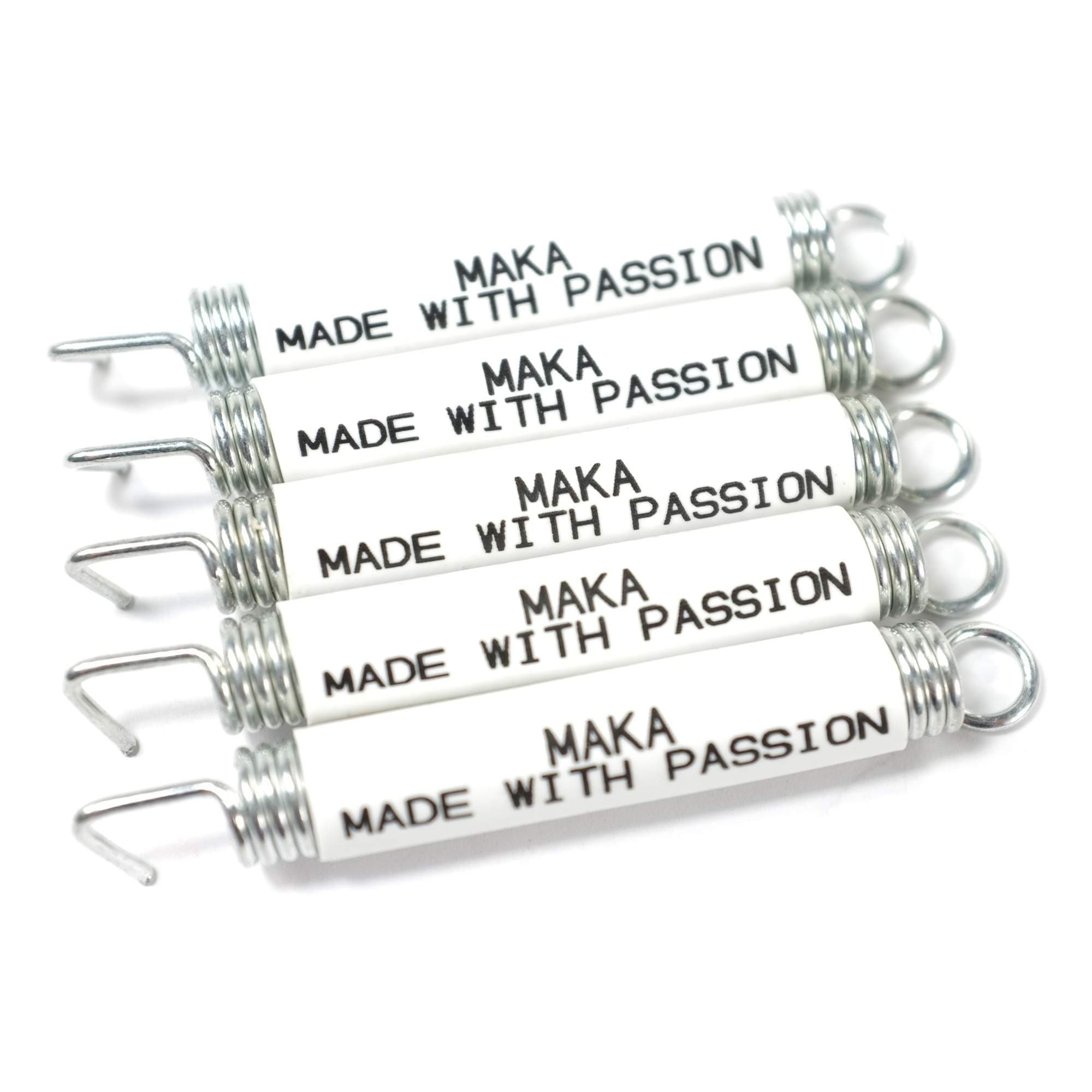 MAKA Noiseless Springs Silent Springs for Electric Guitar Bridge Tremolo Pack of 5