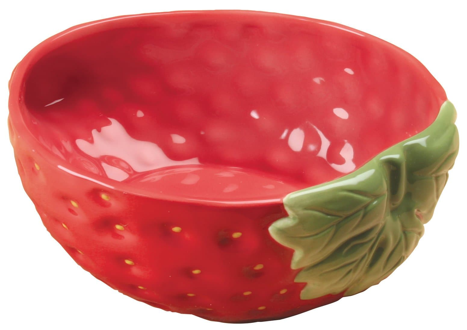 SUMMIT COLLECTION Large Strawberry Collectible Vegetable Ceramic Bowl