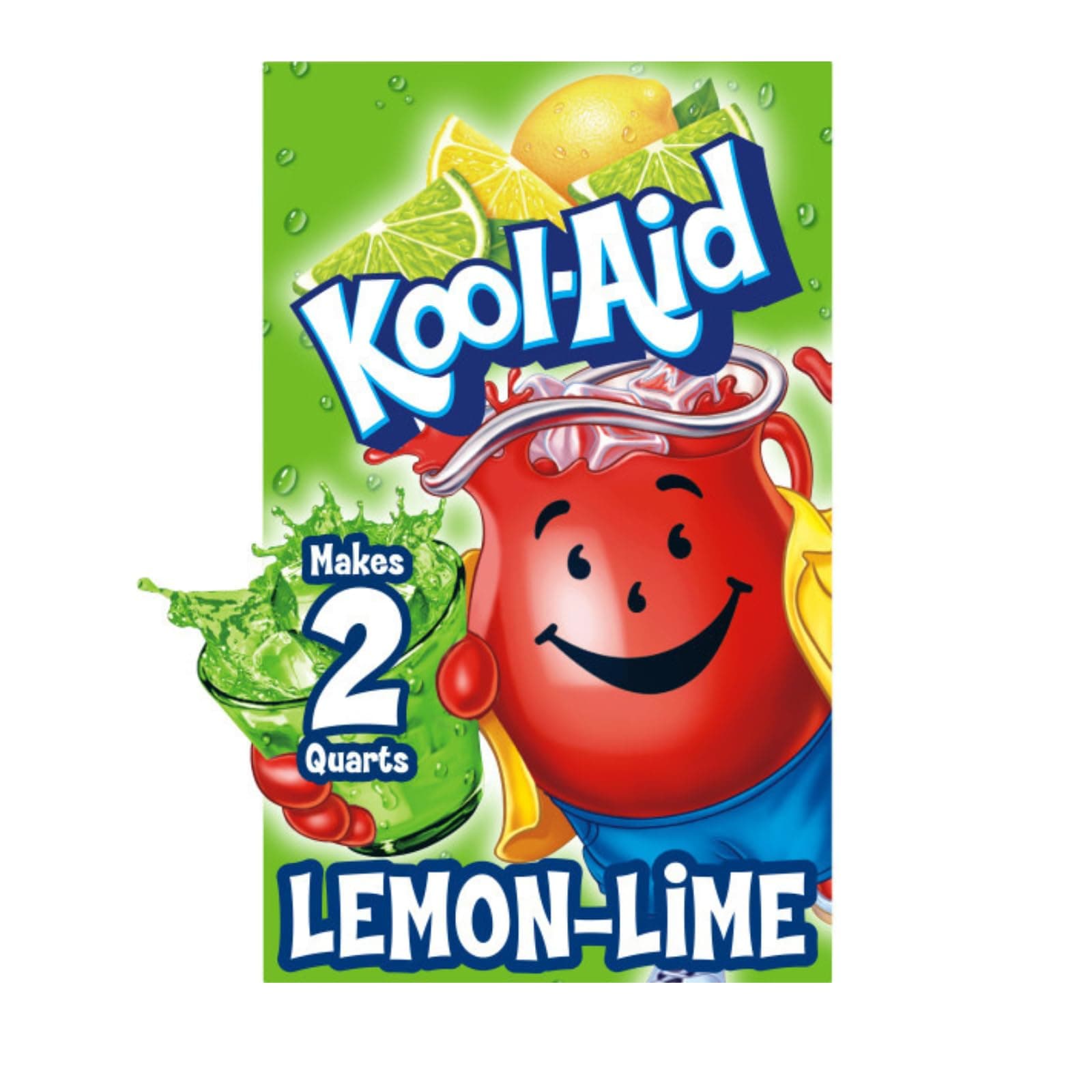 Kool-Aid Soft Drink Mix, Unsweetened, Lemon-Lime, 0.13 oz (Pack of 192) by Kool-Aid