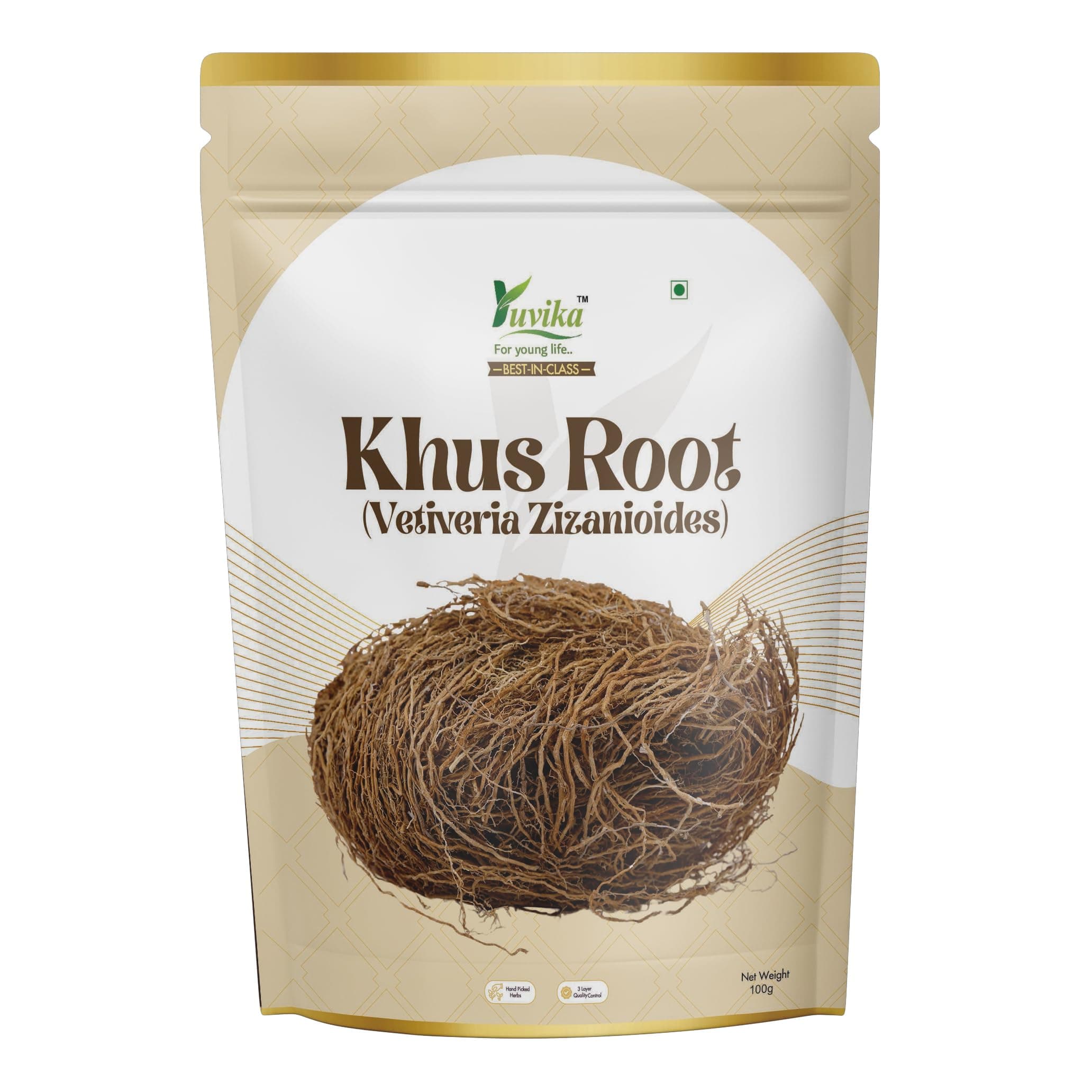 Yuvika Khus Root - Vetiveria Zizanioides 100 Grams