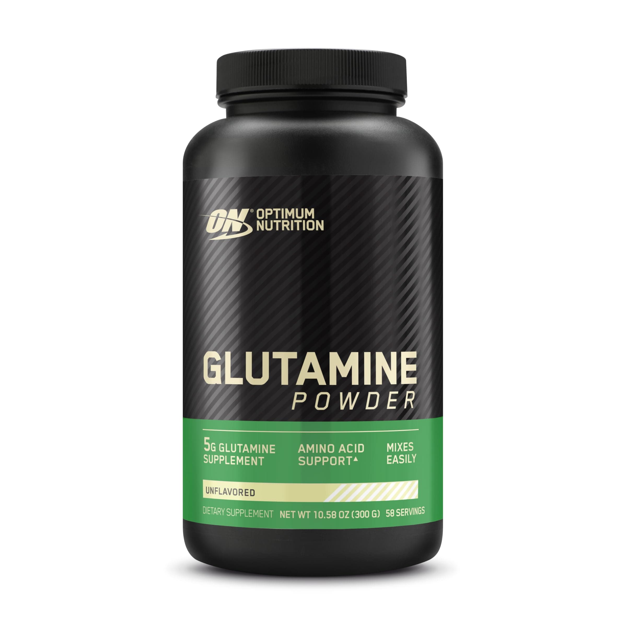 L-Glutamine Muscle Recovery Powder, 300g, Unflavored, 58 Servings