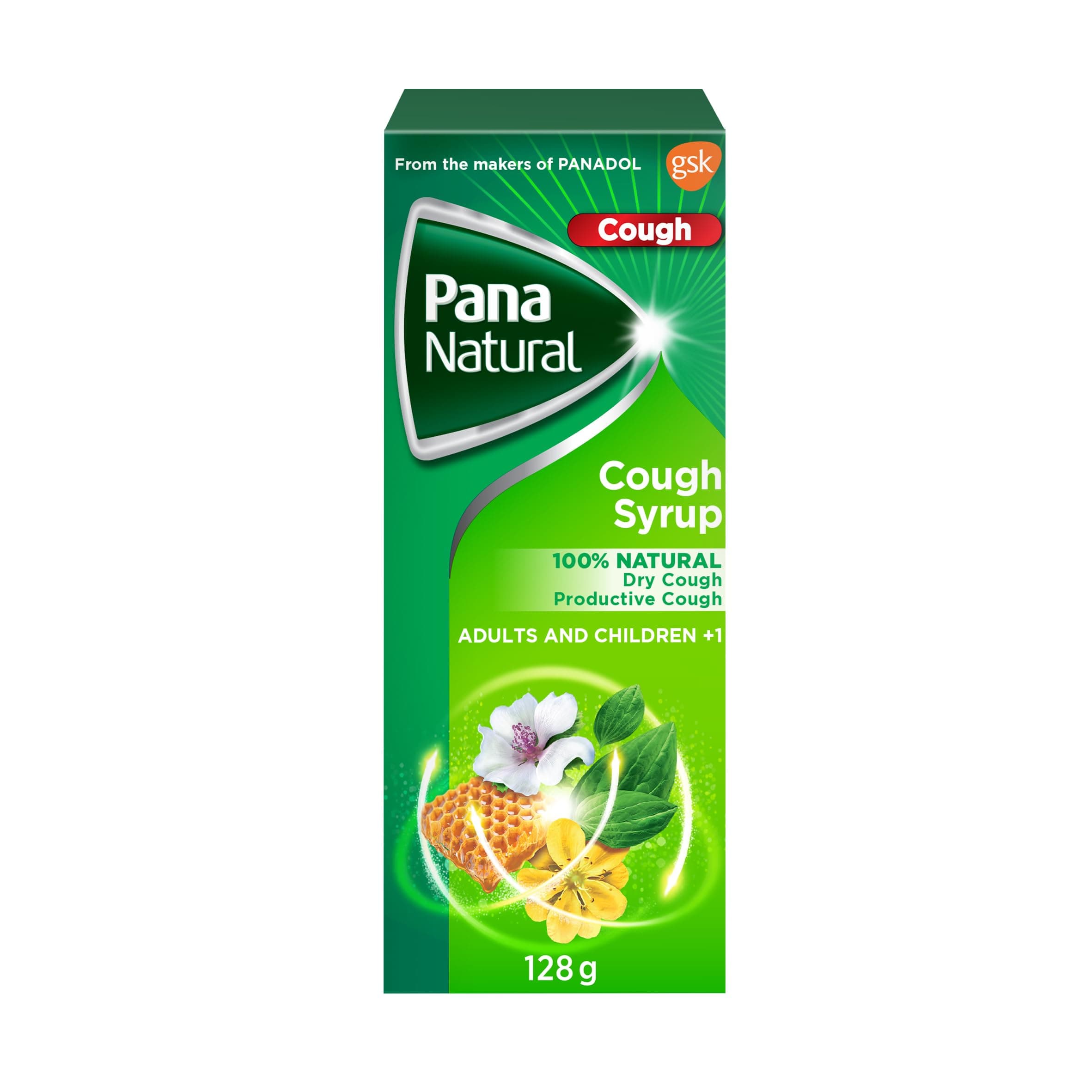 Pana Natural Syrup For Wet & Dry Cough, 128g