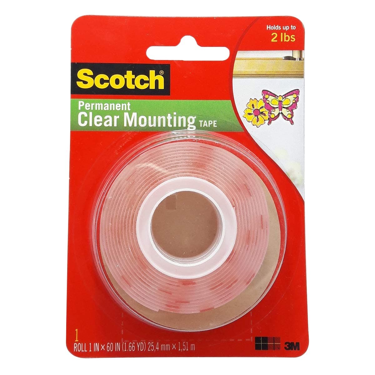 4010 Permanent Clear Mounting Tape - 3M
