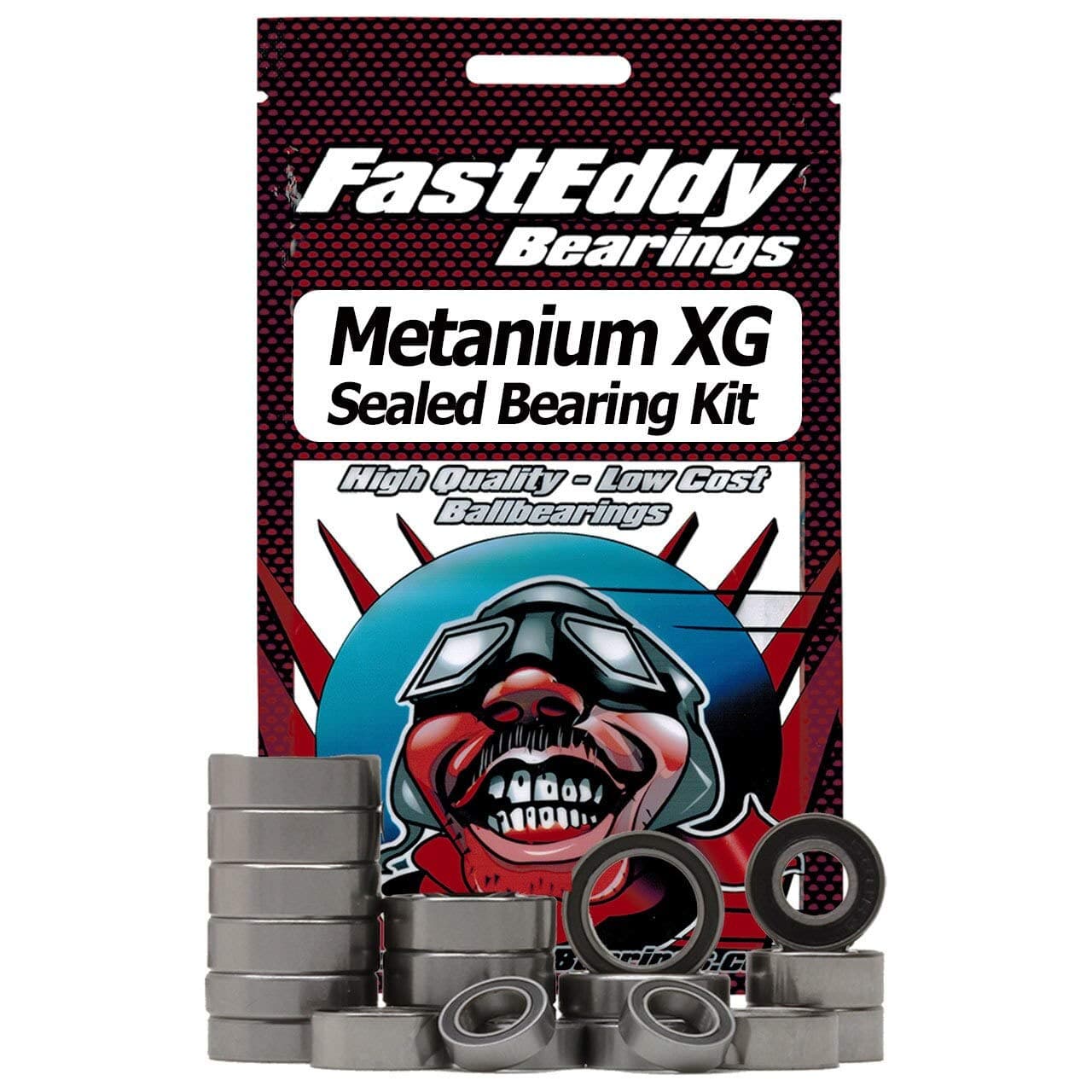 FastEddy Bearings Compatible with Shimano Metanium XG Baitcaster Complete Fishing Reel Rubber Sealed Bearing Kit