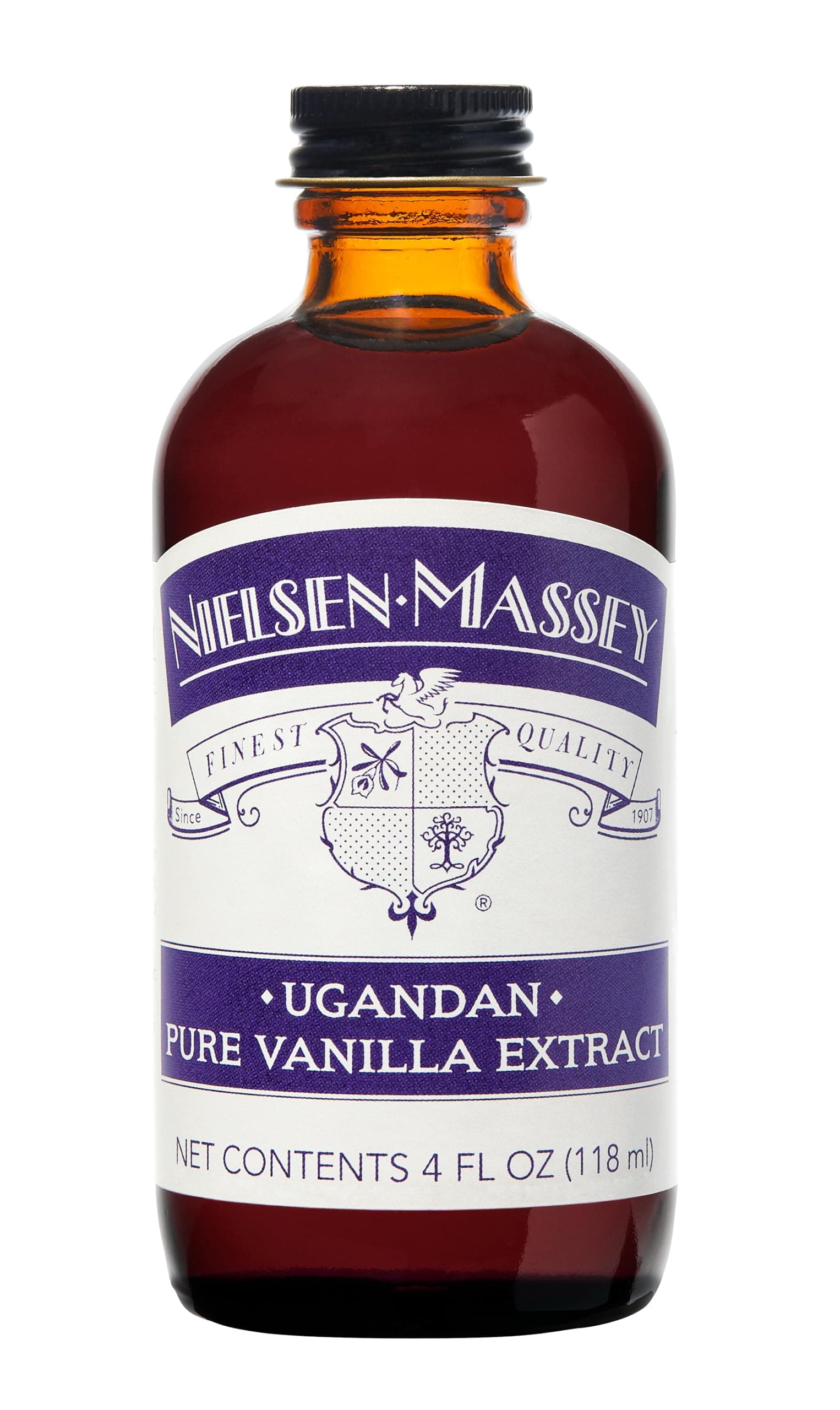 Ugandan Pure Vanilla Extract for Baking and Cooking, 4 Ounce Bottle