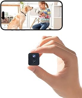4K Spy Camera, True Wireless Hidden Camera, 2.4G WiFi Needed, Spy Cam Home, 30-Day Standby, Portable Cordless Security Camera with Cloud/SD Storage, Auto Night Vision, More Precise Motion Detection