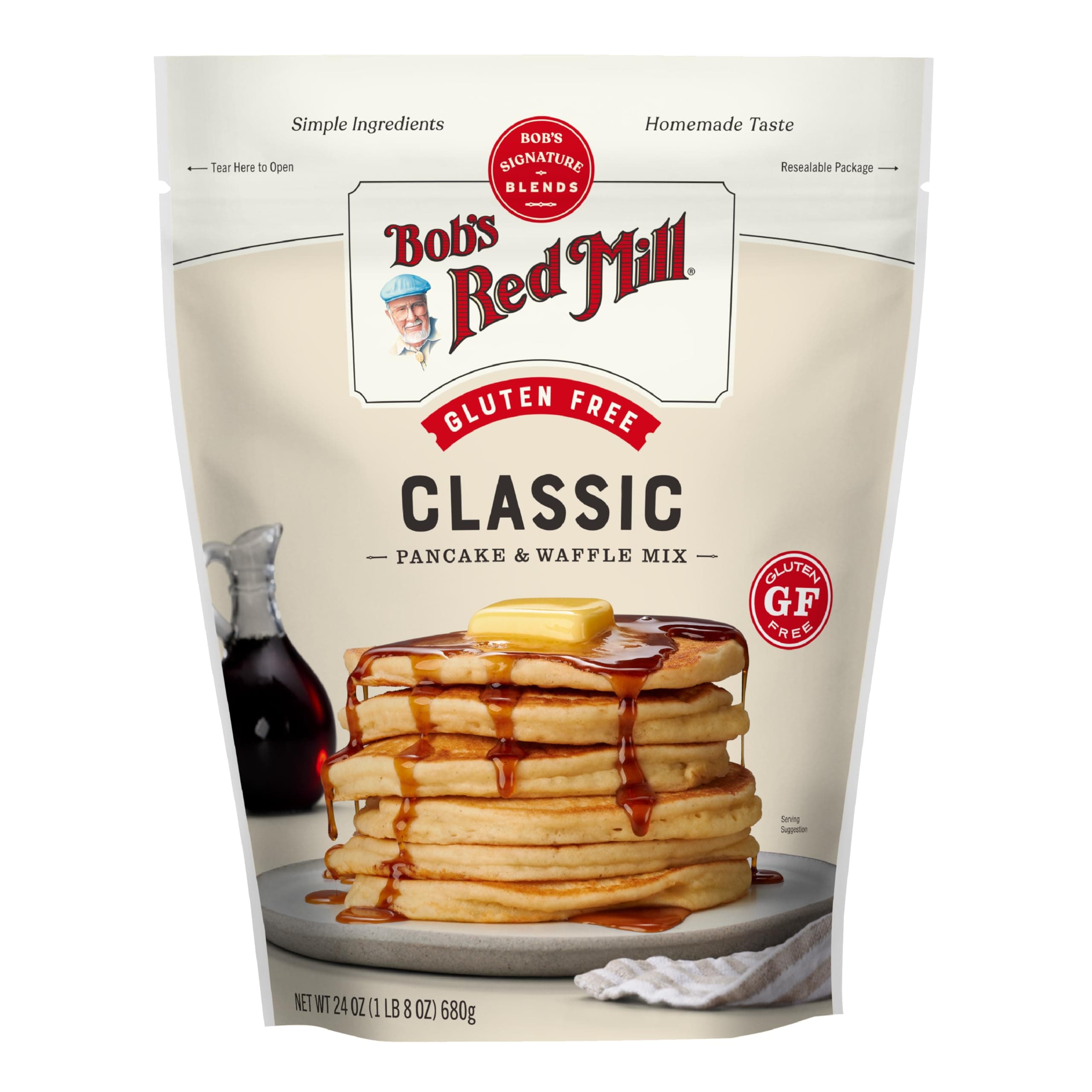 Bob's Red Mill, Classic Pancake & Waffle Mix, 24 oz (680 g)