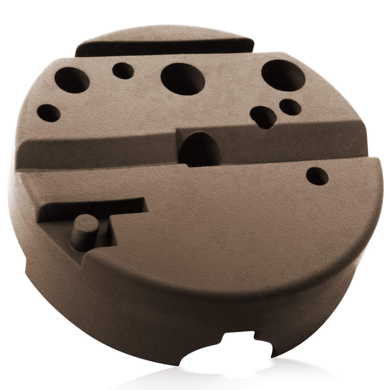 IMPRESA Universal Gunsmith Bench Block - Compatible with M1911, Glock & 10/22 Models - One Size - Custom Notches & Grooves for M1911 Pin & Detent Installation - Non-Marring Nylon Armorer Block