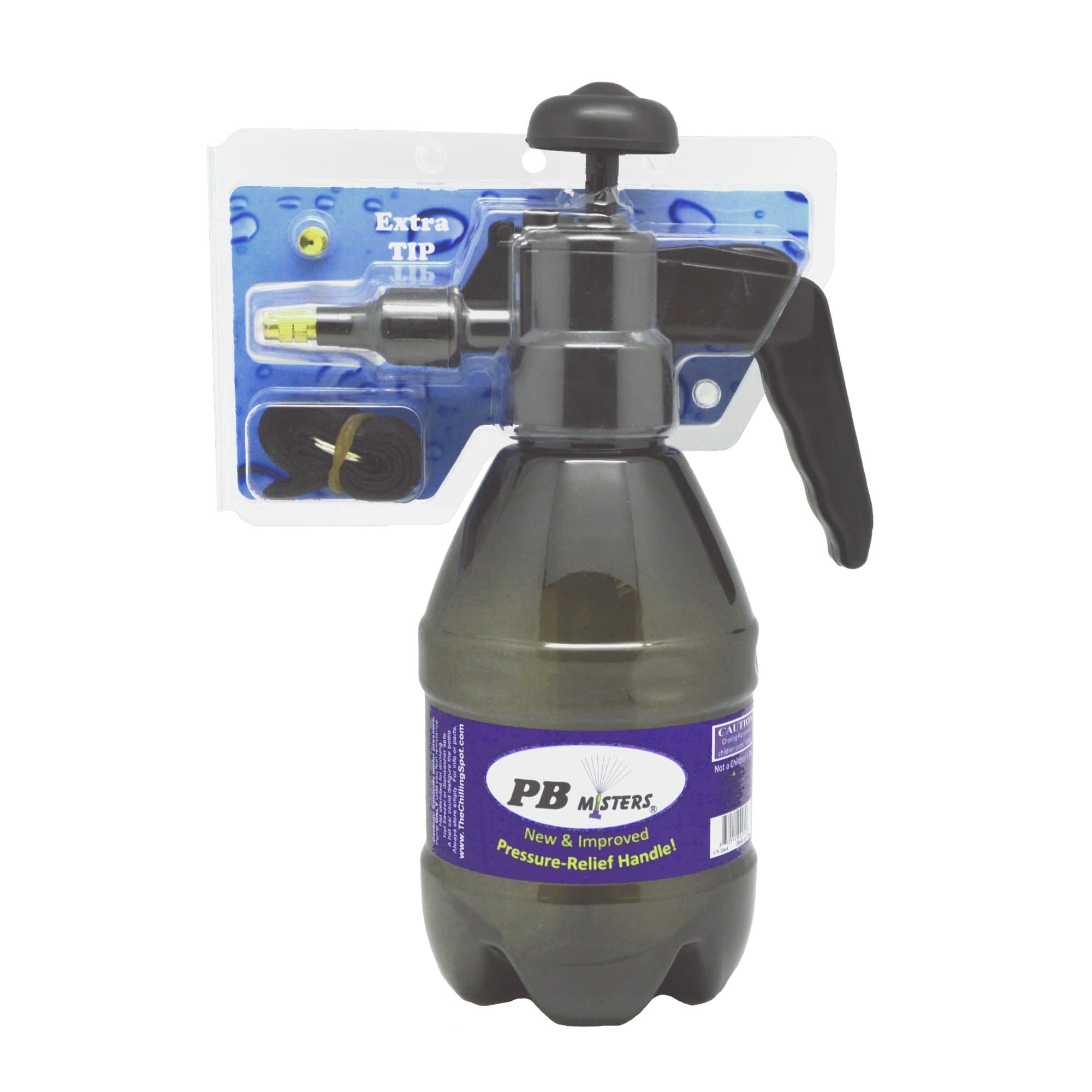 with Pressure Relief Handle Personal Water Mister & Sprayer (Black)