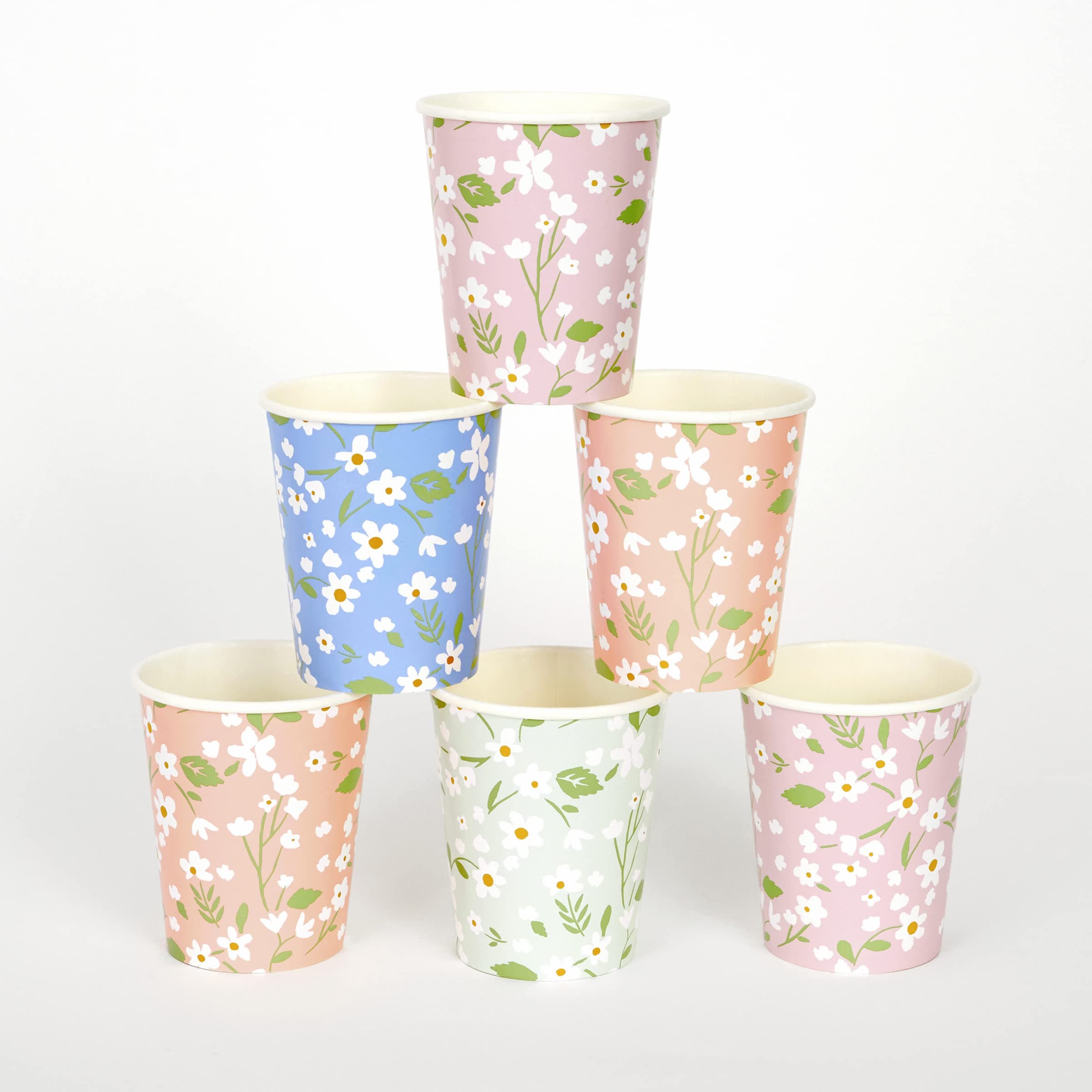 Ditsy Floral Cups (Pack of 12)