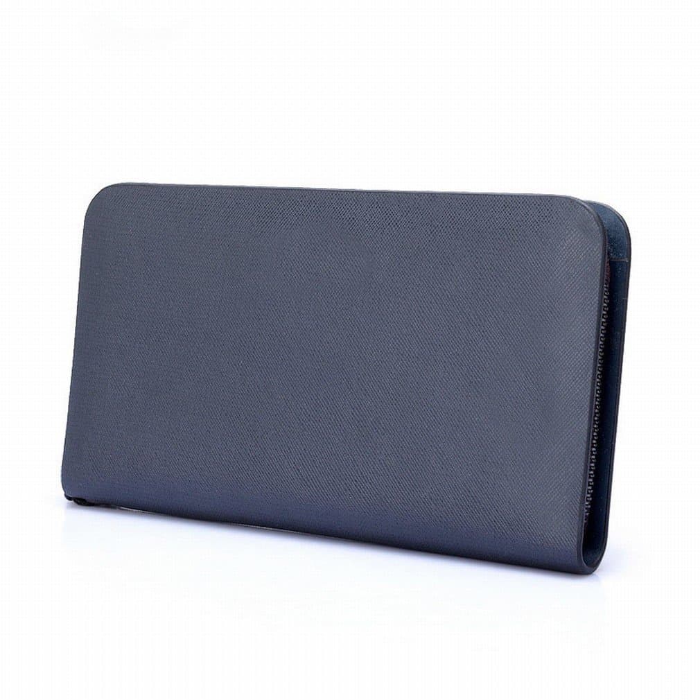 Q Billetera Men 'S Handbag Business Long - Term Wallet Package Large - Capacity Wallet Multi - Card Bit Package,Blue
