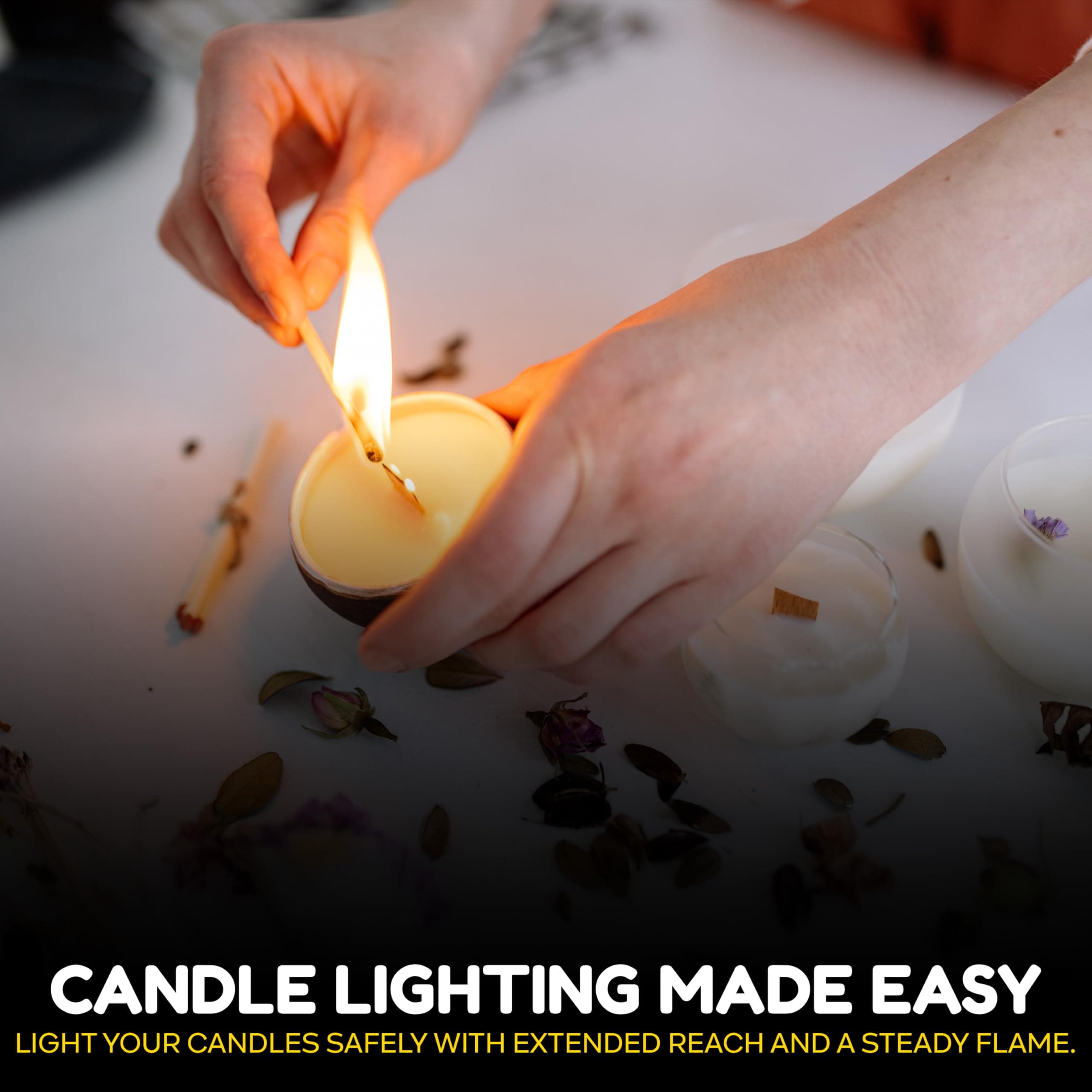 ZYBUX - Extra Long Safety Matches (Pack of 5)