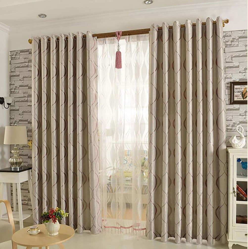 LIANGLAOI Blackout Curtains for Livingroom,Thermal Insulated Blackout Modern Simplicity Bedroom Shading Sunshade 1 piece-C 160x270cm(63x106inch)