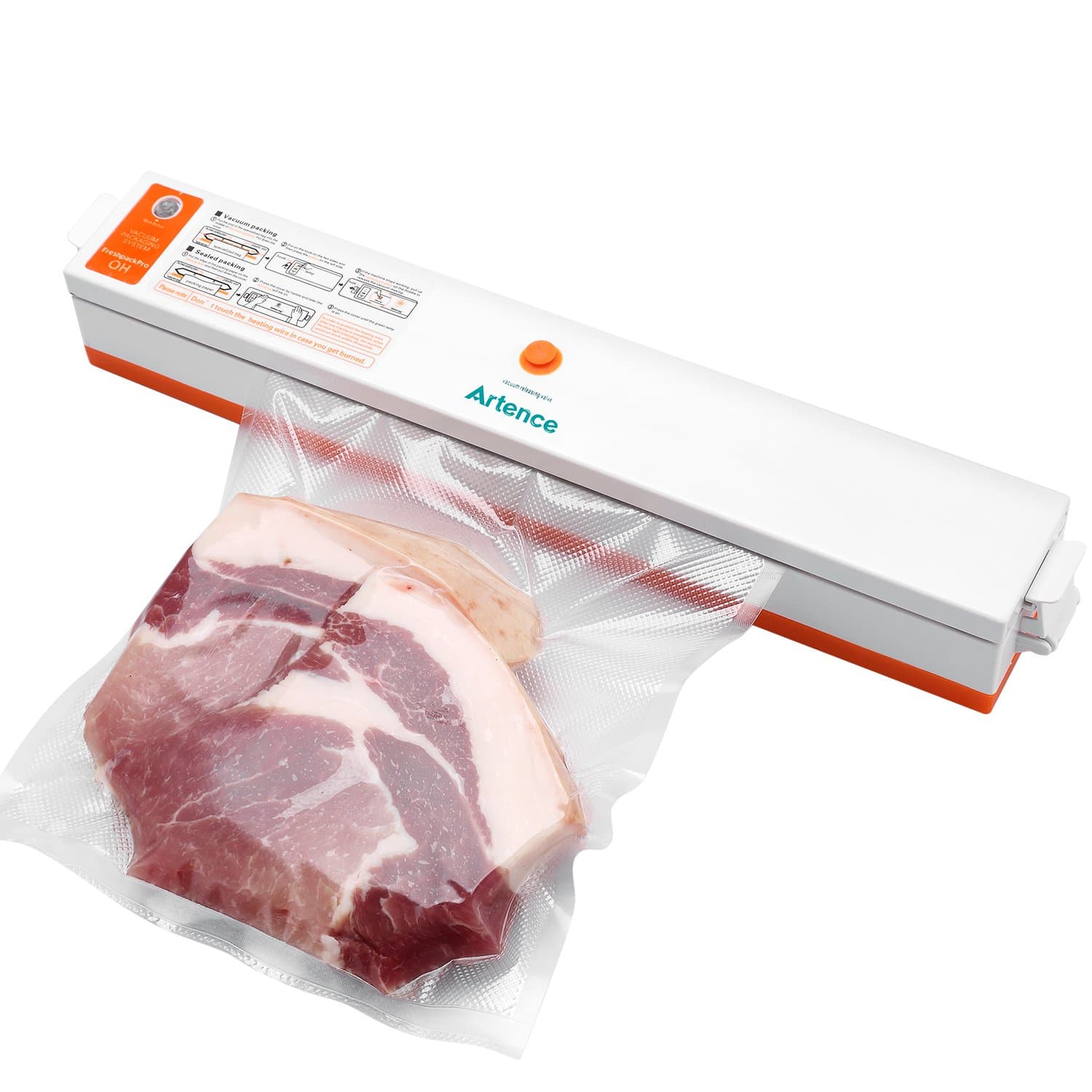 Artence Vacuum Sealer Machine,Automatic Vacuum Sealing System,Includes 15 Vacuum Sealer Bags