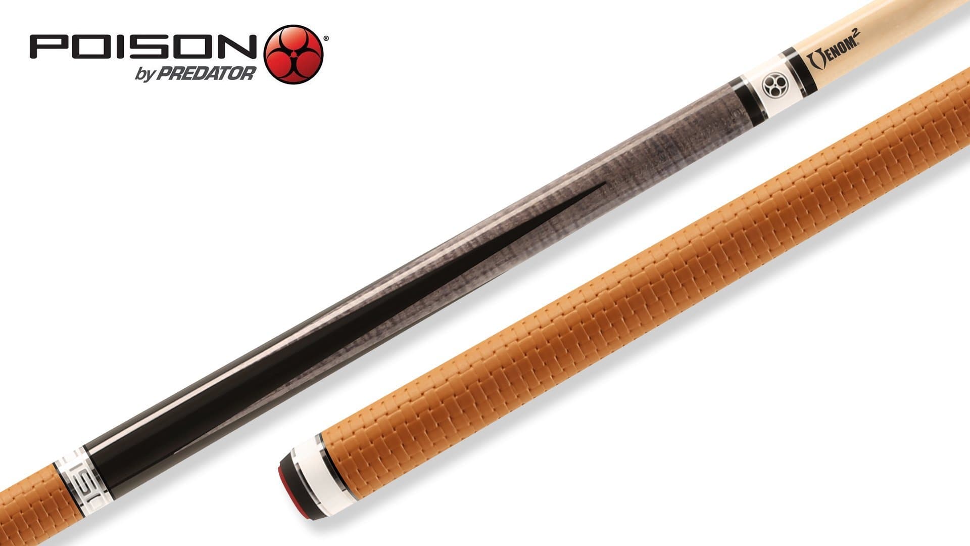 POISON Strychnine-4 Pool Cue with Venom² Low-Deflection Shaft