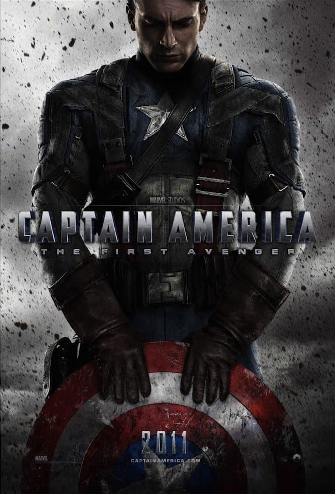 Captain America: The First Avenger (2011): (Thick Poster) Size 24x36 Inch - Chris Evans, Hugo Weaving, Samuel L. Jackson