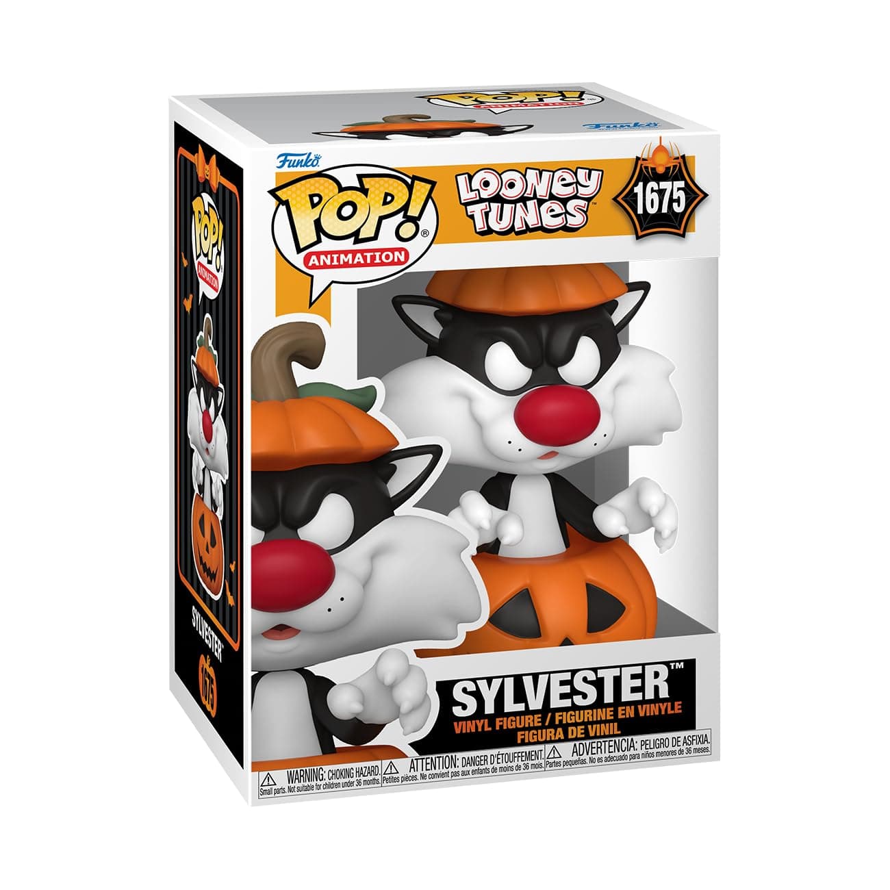 Pop! Animation: Sylvester Cat with Pumpkin​ - Looney Tunes - Collectable Vinyl Figure - Gift Idea - Official Merchandise - for Kids & Adults - Horror Fans - Model Figure for Collectors