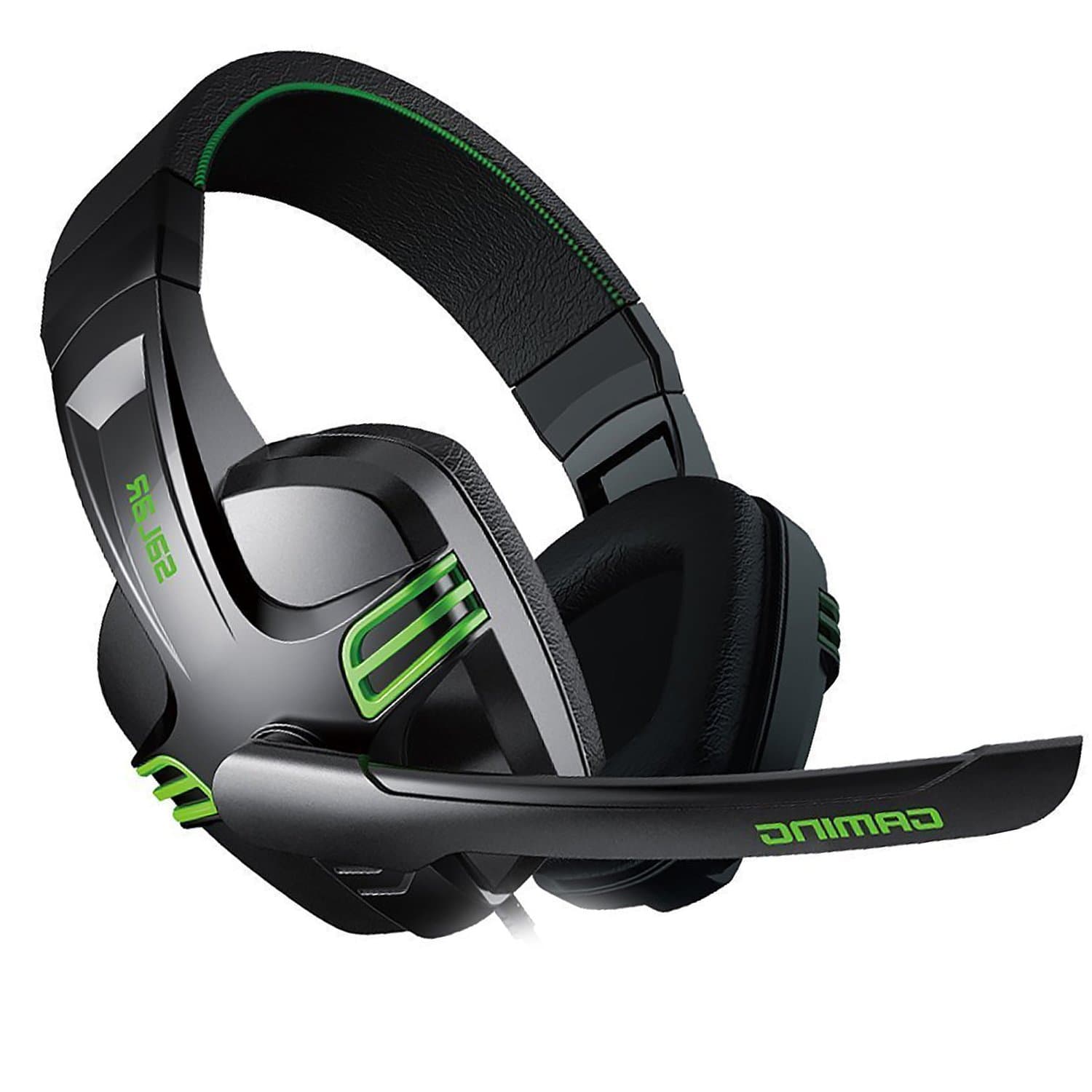 iRainy KX-101 Salar Series 4.0mm Stereo Sound PC Gaming Headset with PC Remote (Green)