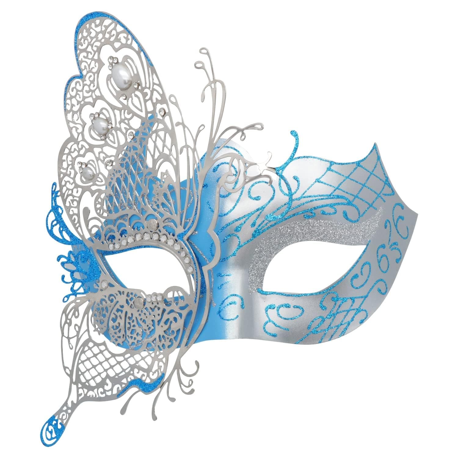 Coddsmz Couples Butterfly Mask Masquerade Venetian Halloween Party Evening Prom Ball Mask Bar Costumes Accessory