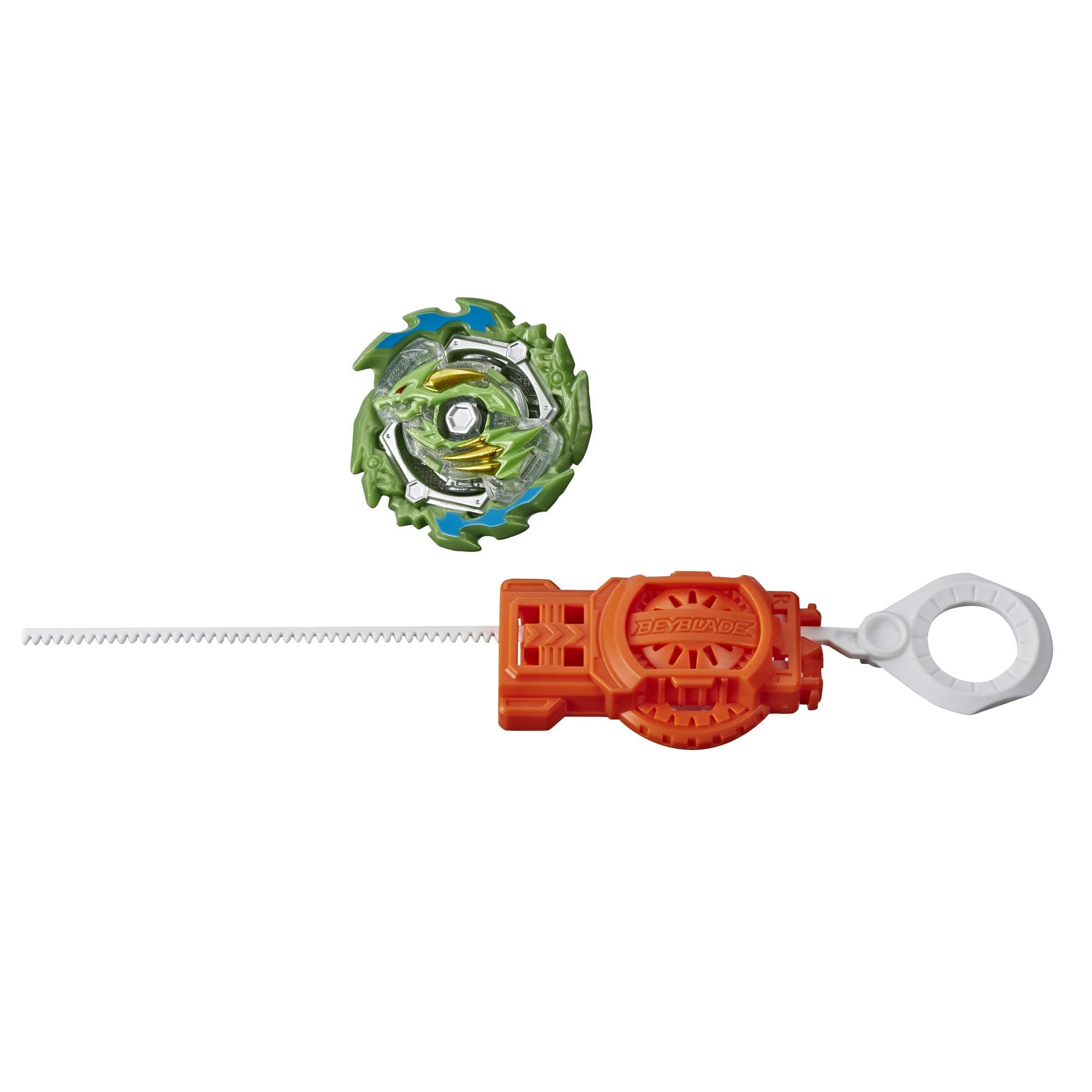 Hasbro Beyblade Burst Rise Ace Dragon D5 D72 TH08 Attack Type Top with Hypersphere Launcher, Green Plastic Spinning Top Toy for Kids