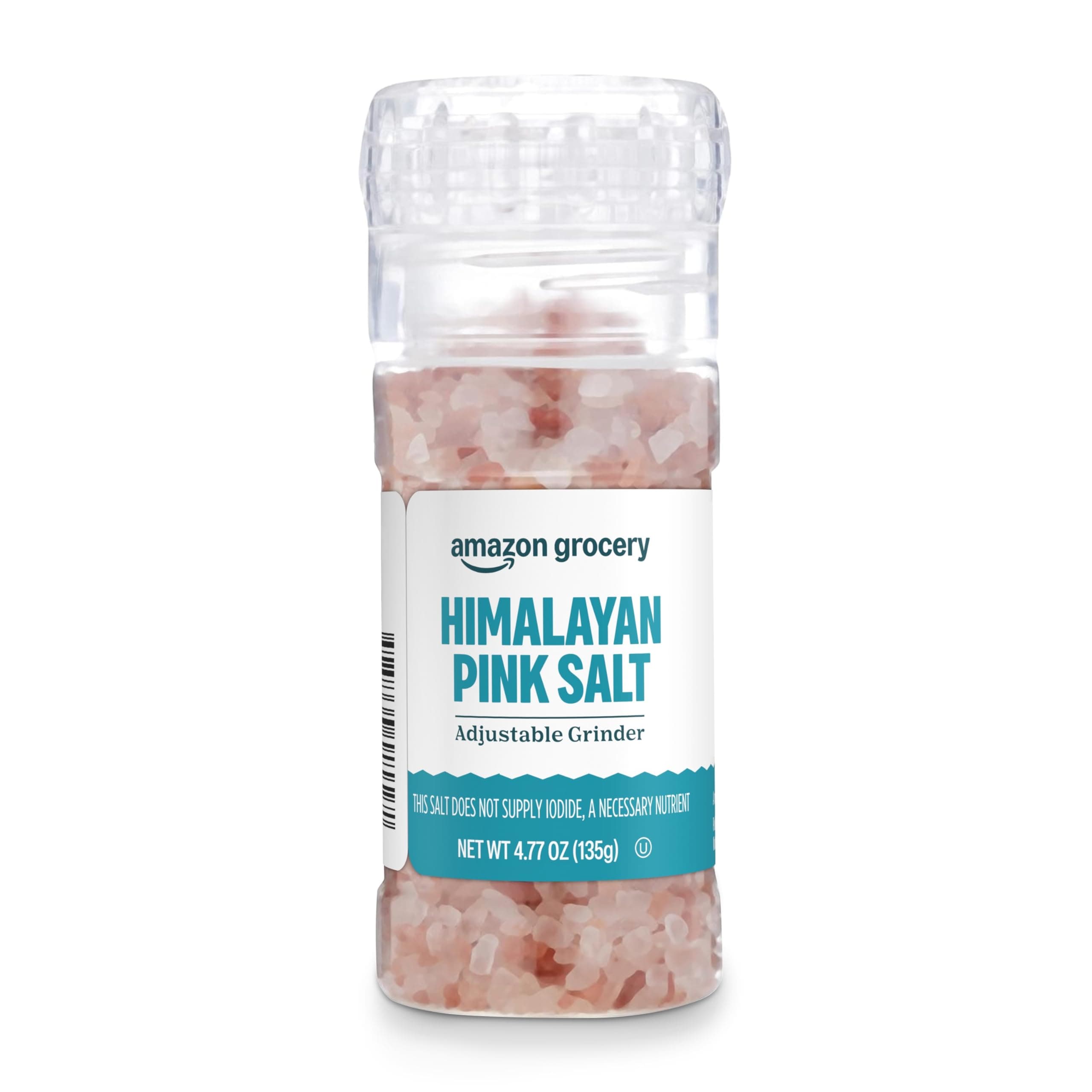 Himalayan Pink Salt Adjustable Grinder, 4.77 Oz