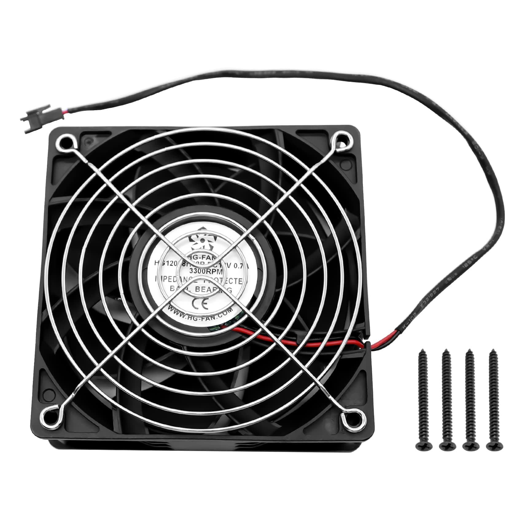 COMVIEE Replacement Fan Kit Compatible with Masterbuilt MB20040220/MB20041220 Gravity Series 560/800/1050 Digital Charcoal Grill and Smoker Accessories, Part Number : 9904190040