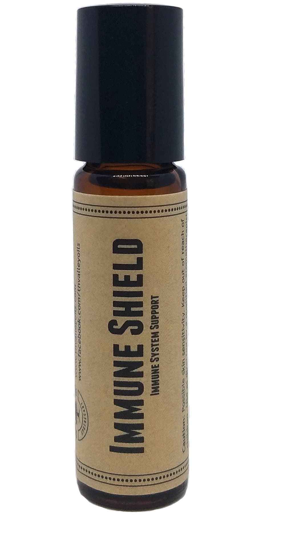 Immune Shield Pre-Diluted Essential Oil Roll-On Blend 10ml (1/3oz) | Flu, Viruses, Colds, Antiseptic, Improved Thieves Formula