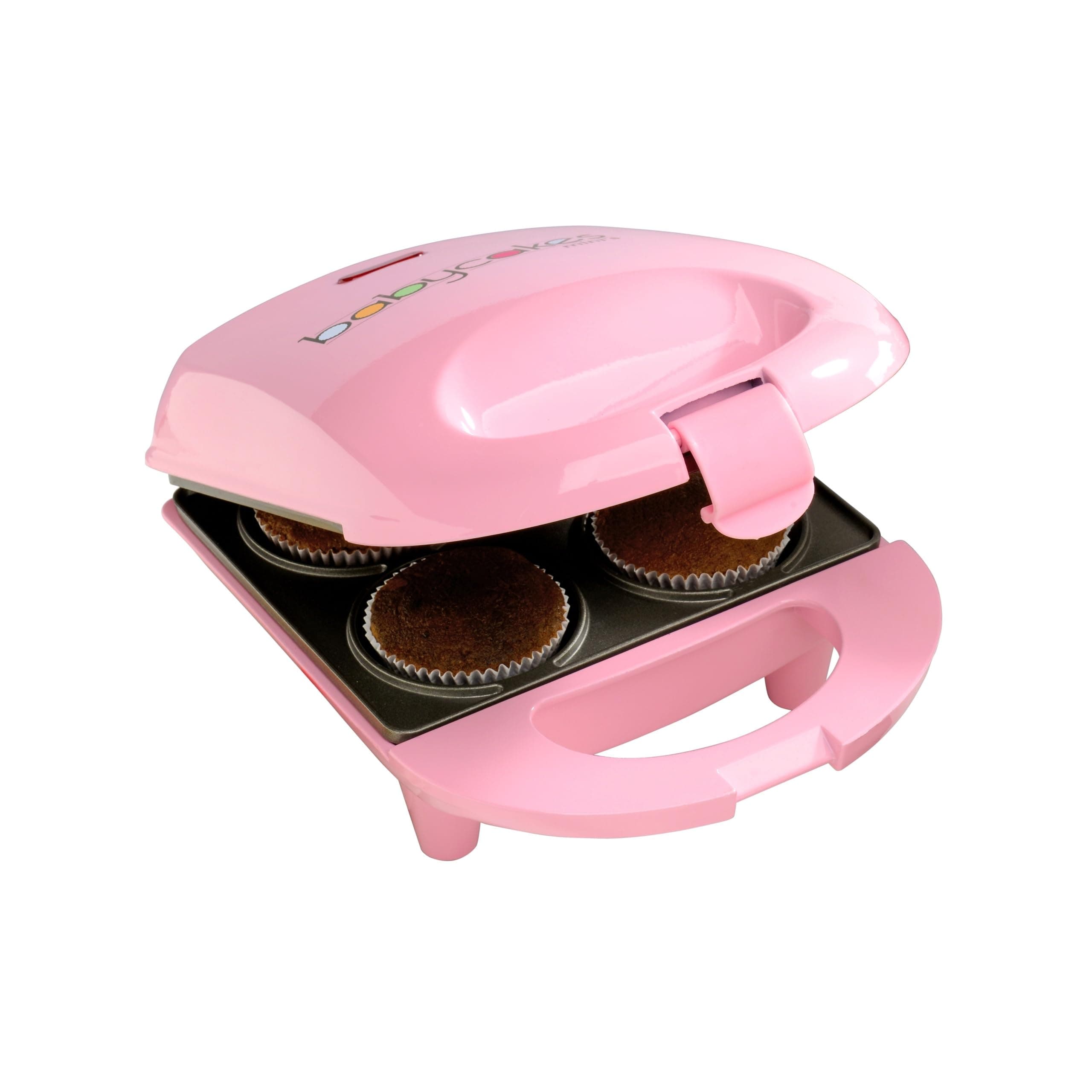 Mini Cupcake Maker by Select Brands - Cupcake Iron for Birthdays, Parties & More - Features Non-Stick Coating - Cupcake Machine for Kitchen Appliances - 4 Mini Cupcakes