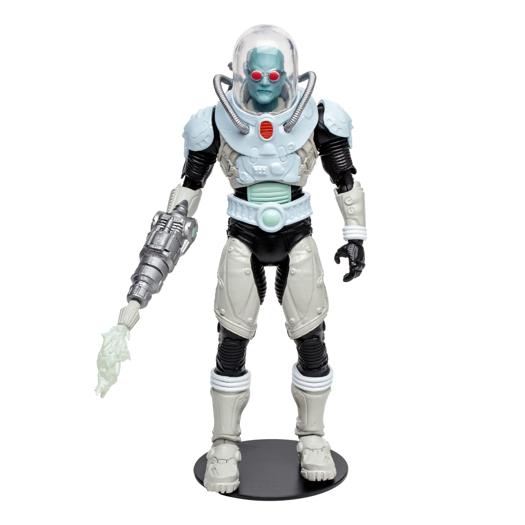 McFarlane Toys, 7-Inch DC Mister Freeze Action Figure with 22 Moving Parts, Collectible DC Multiverse Batman Figure with Stand Base Unique Collectible Character Card – Ages 12+