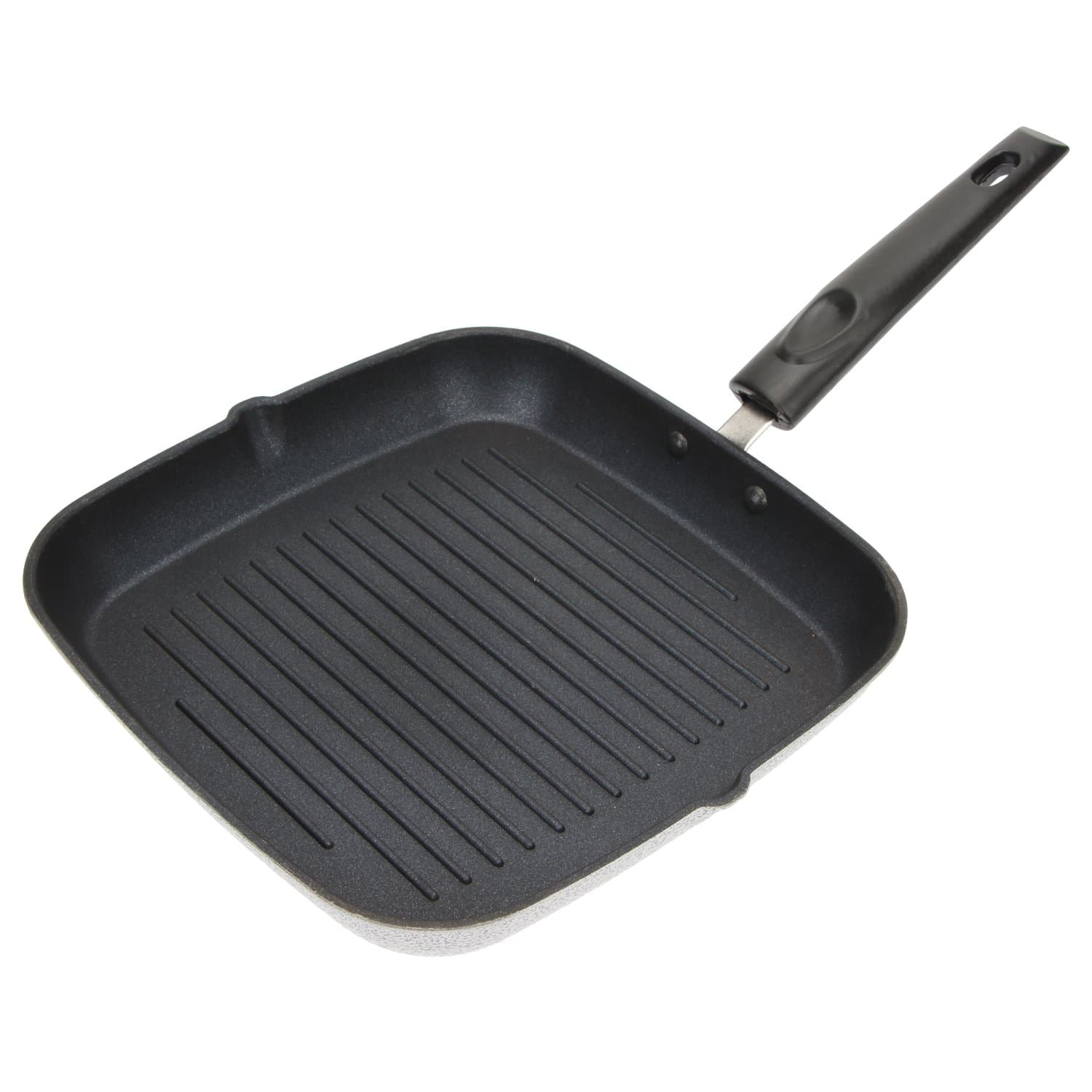 EazyGrill Non Stick Aluminium Grill Pan, Black, 1 Piece