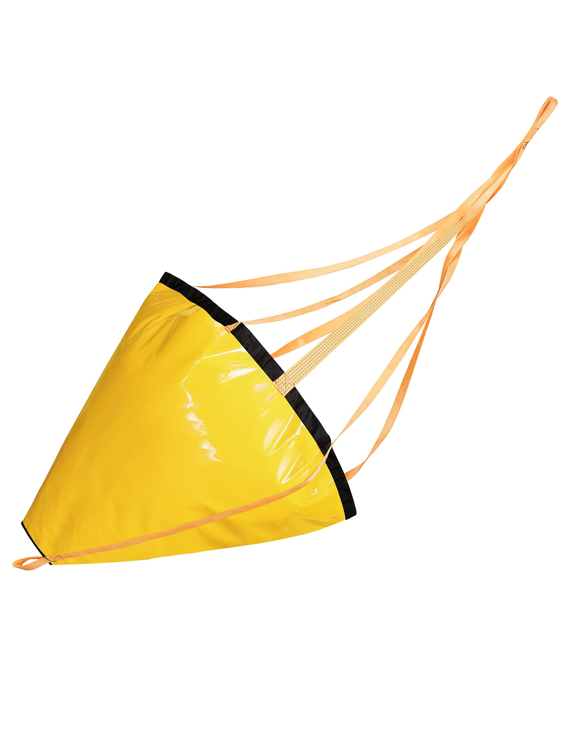 BLUEWING Sea Anchor Drift Sock for Fishing Boat 840D Nylon 32", 42", 53", 62", 72", 84" Parachute Drift Anchor Fishing Drogue for Marine Boat/Jet Ski/Sail Boat Orange/Black/Green/Blue/Yellow