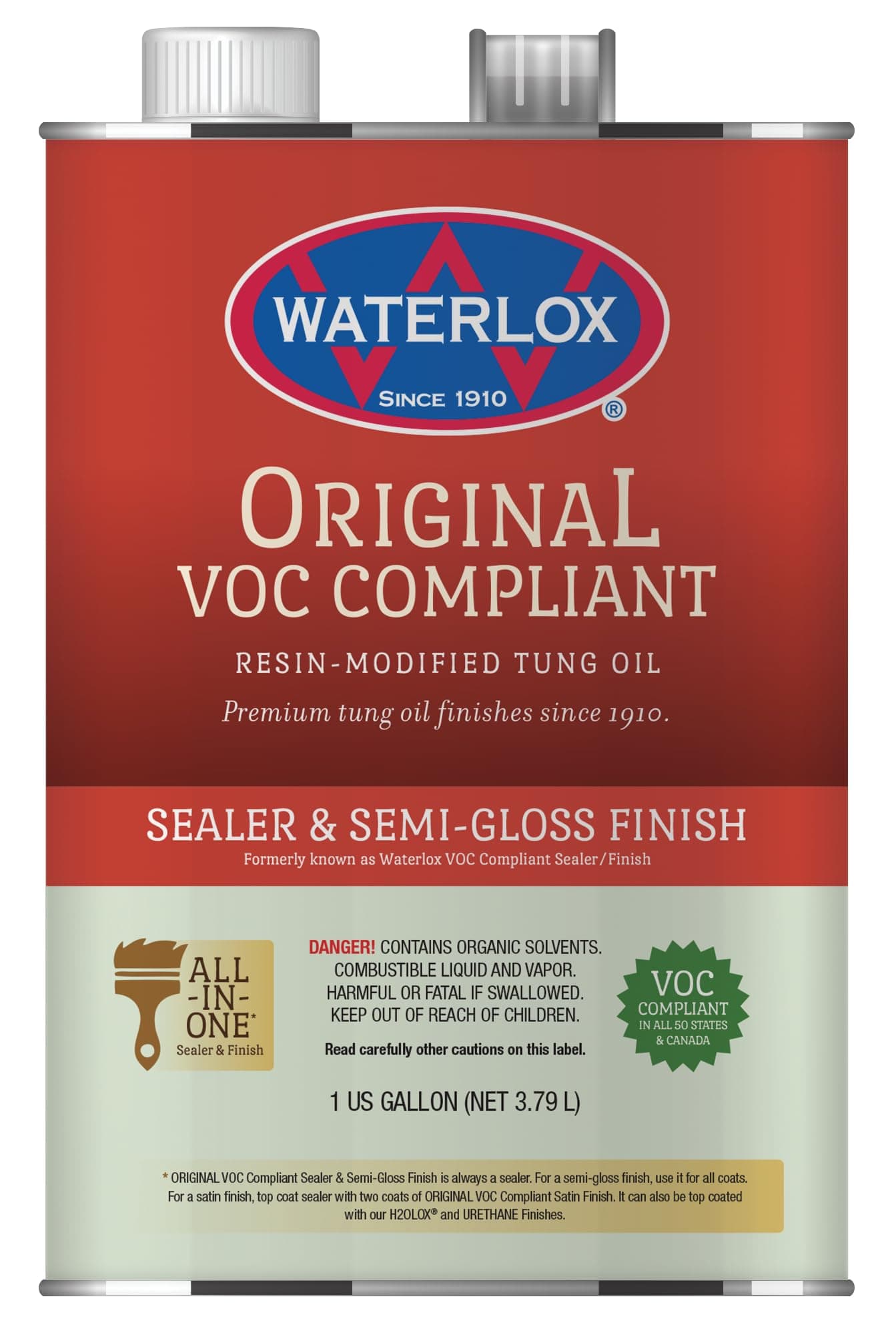 Waterlox1239540 6038-GL sealant/Finish, Clear, Gallon