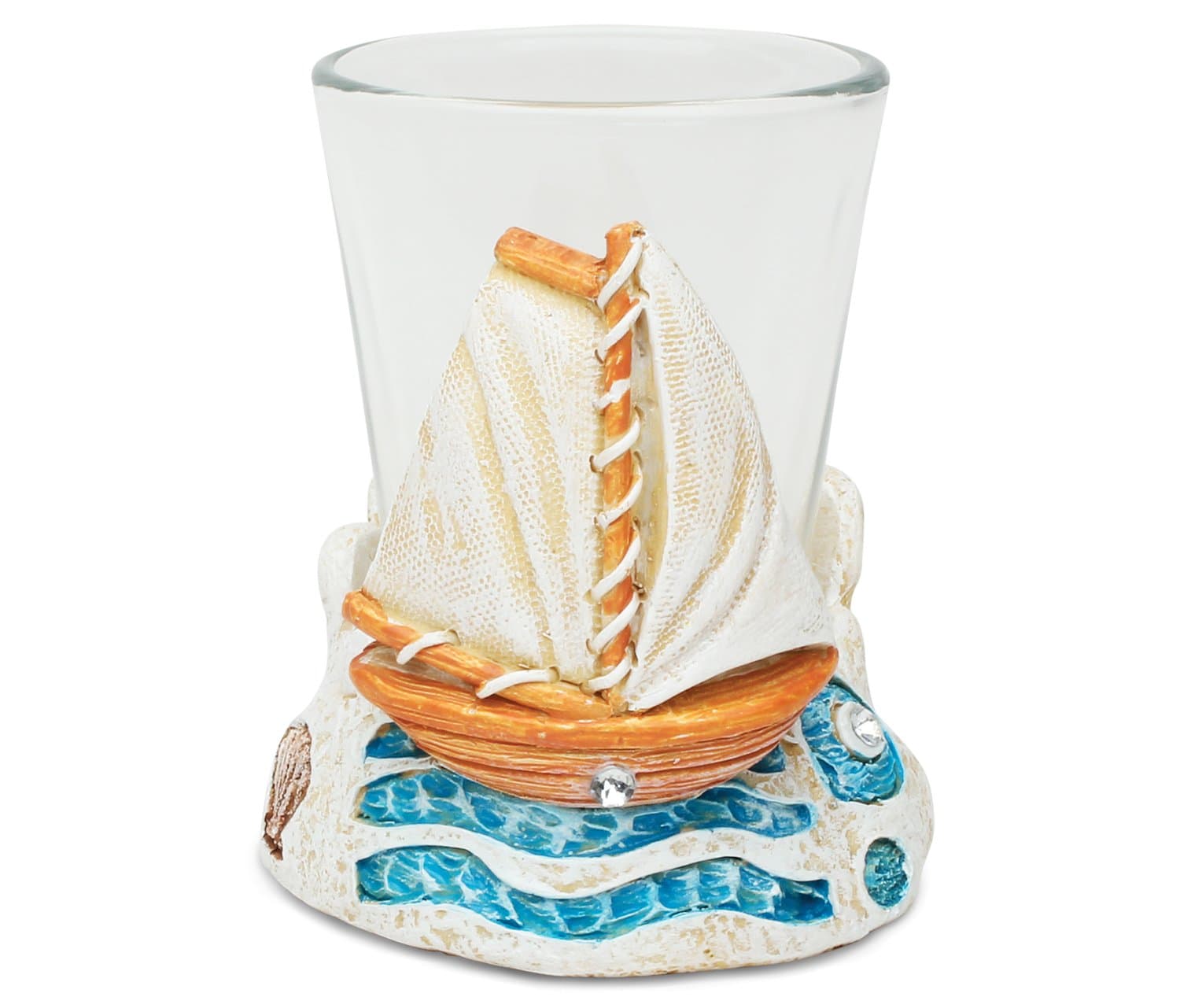 Boat - Stone Shot Glass Holder