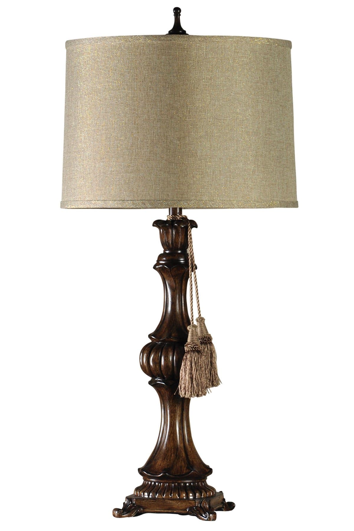 Stylecraft L37443 Traditional Table Lamp Tassel Accent, Belarus