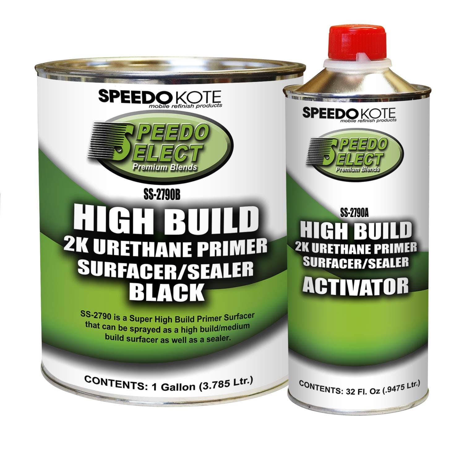 2790B/SS-2790A Super Fill High Build Primer Black.