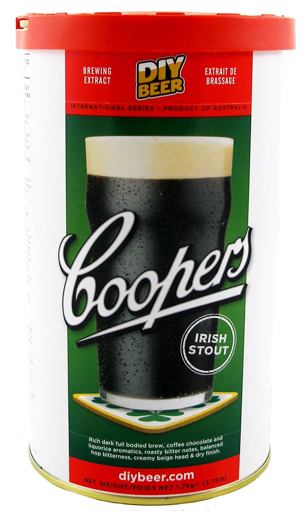 Coopers DIY Irish Stout Brewing Kit - Dark Roast - Liquid - 1 Count - 1 Each