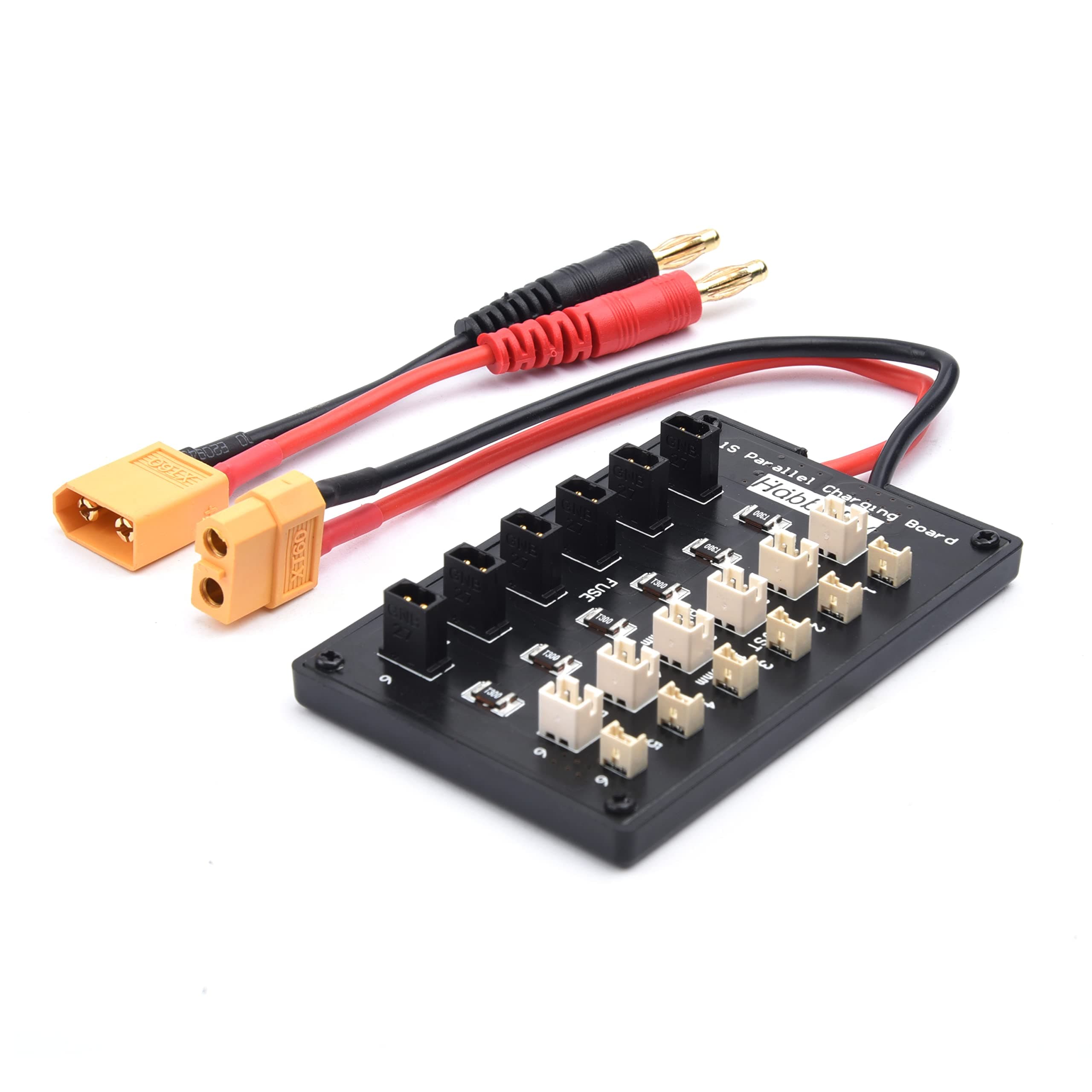 GNB27 and JST-PH 2.0 Connector 1S RC Lipo Battery Parallel Charging Board for Tiny Whoop Blade Inductrix Battery