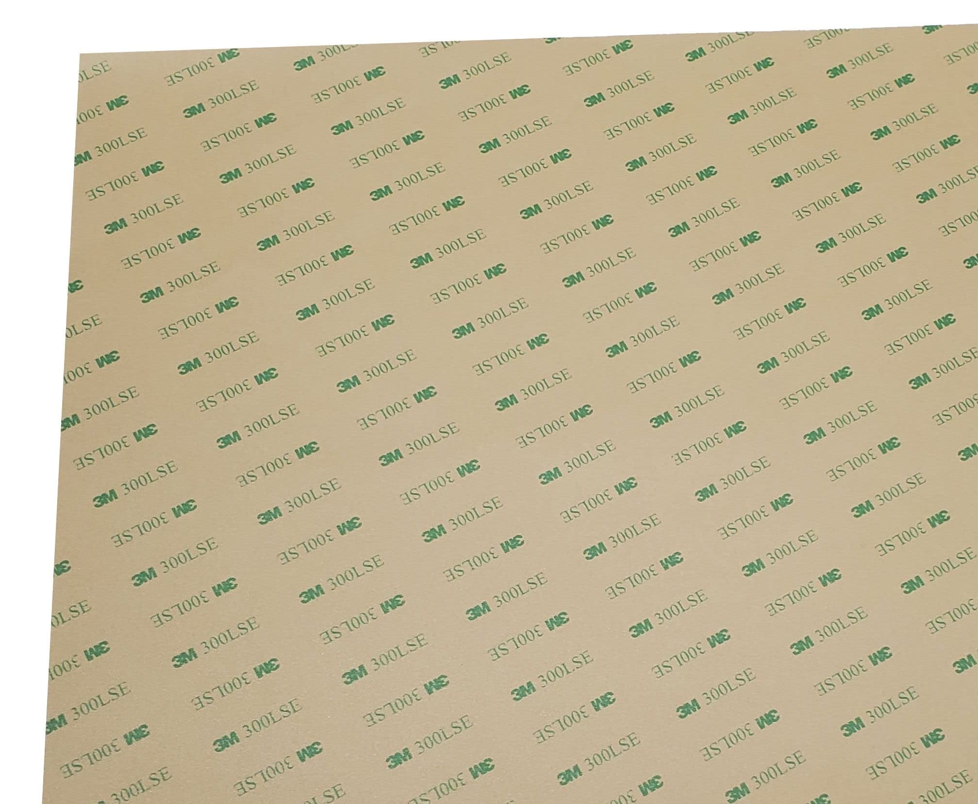 Sheet of 3M 9474LE 300LSE Super-Strong Double-Sided Adhesive/Adhesive Transfer Tape of Size 8" x 11". Economy Packaging Without Stiffener [3M9474-08x11-eco]