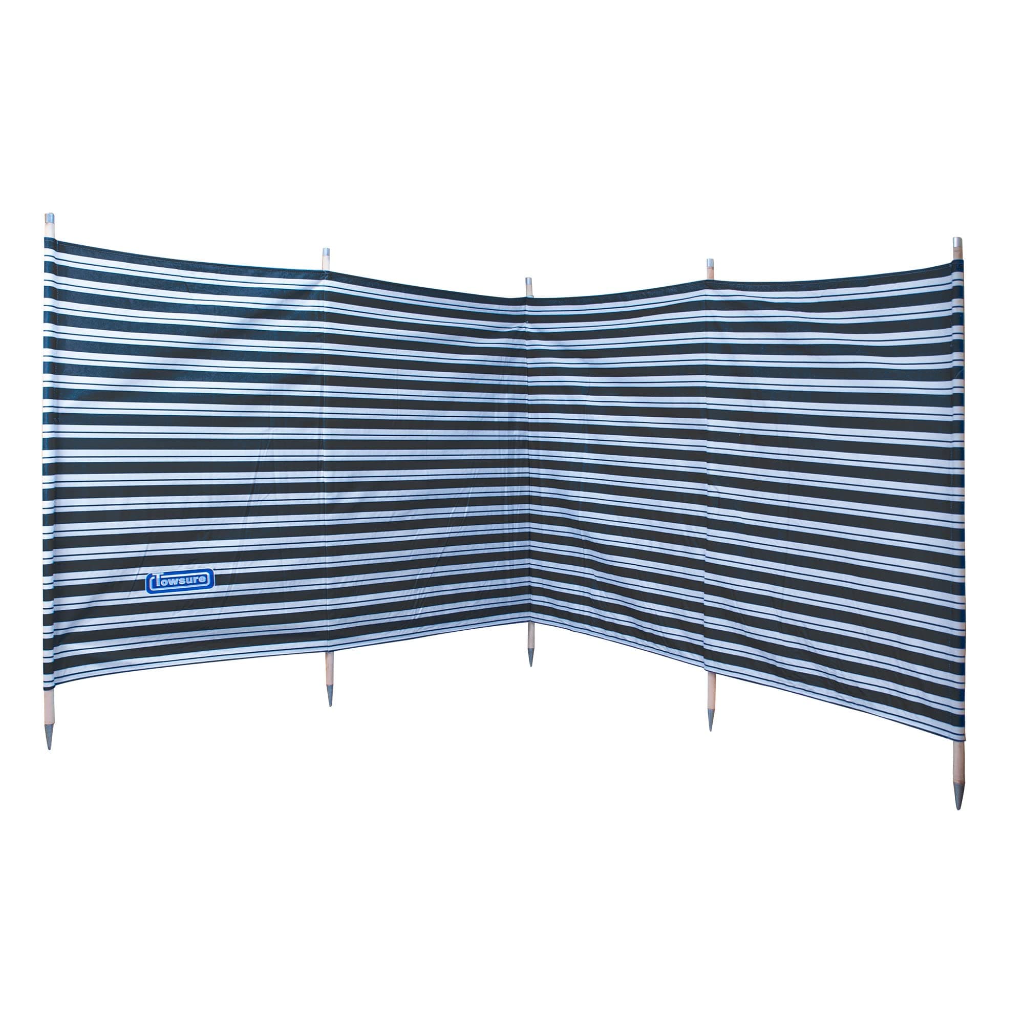 Towsure Deluxe 345cm 5 Pole Caravan Windbreak with Awning Channel Fitting