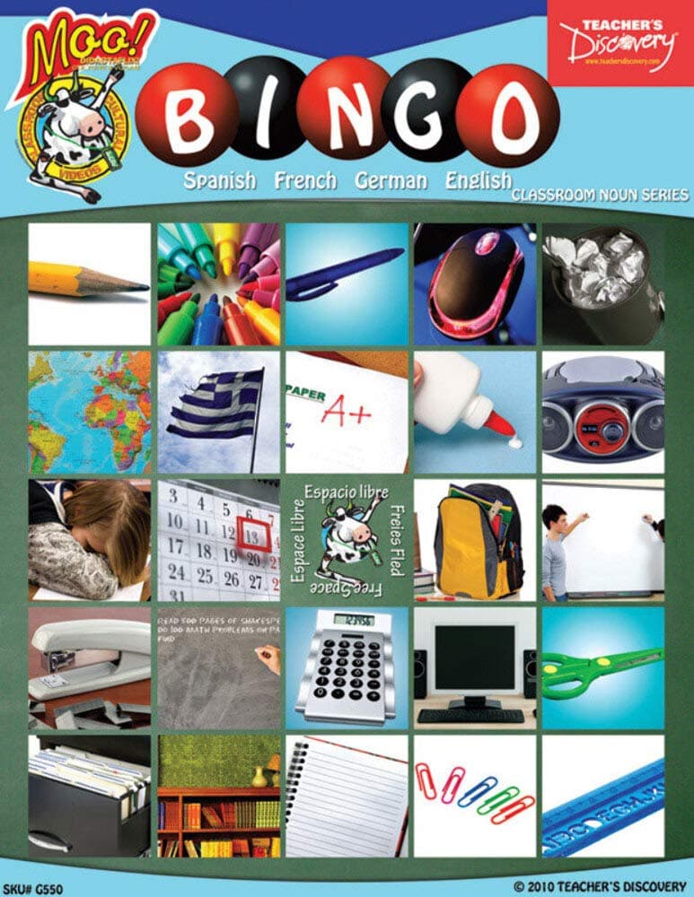 Classroom Nouns Bingo & Flashcards Set (2010)