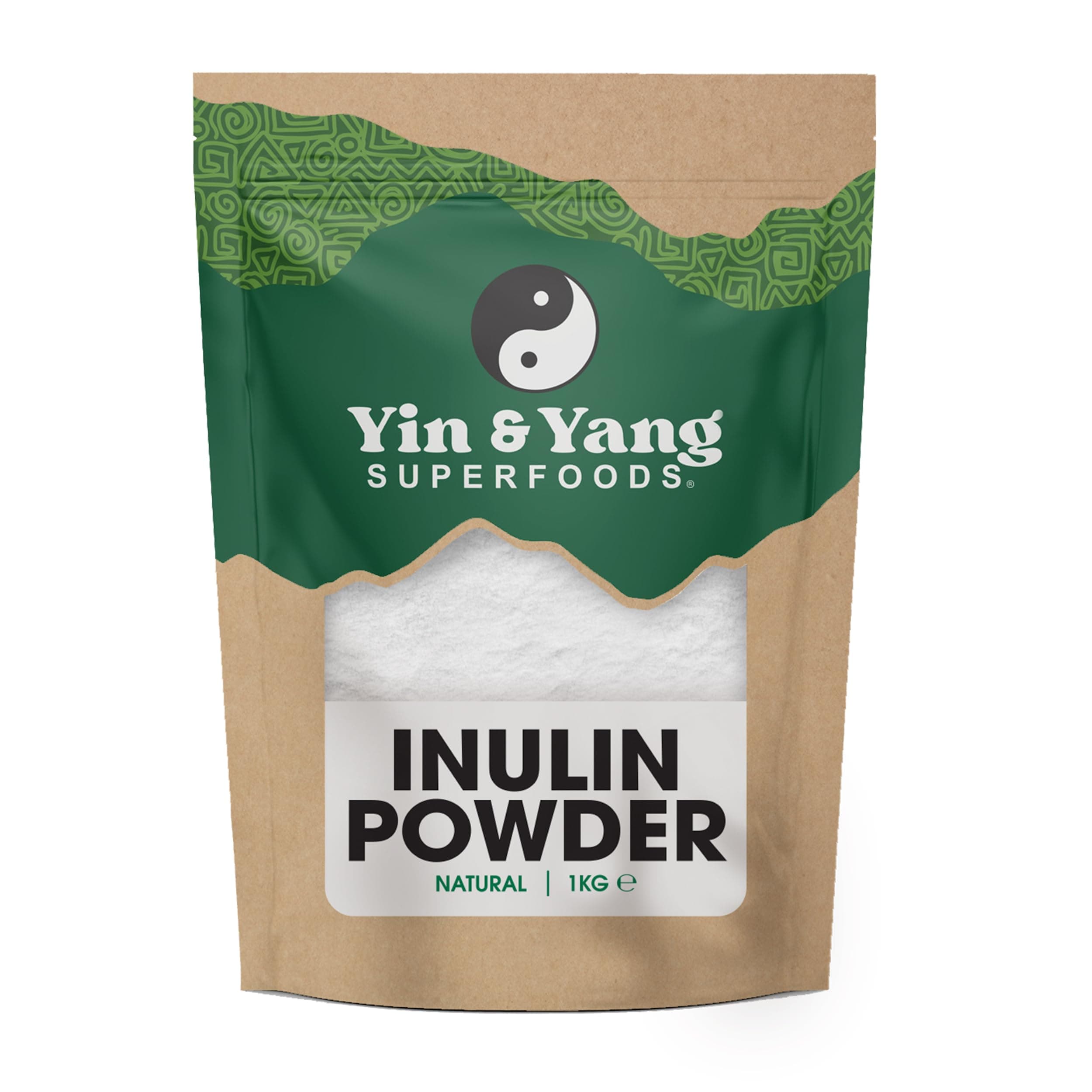 Yin & Yang Superfoods Premium Inolin Prebiotics Fiber Powder - 1kg, Chicorrute, Vegan, GMO, Palm Oil Free EU