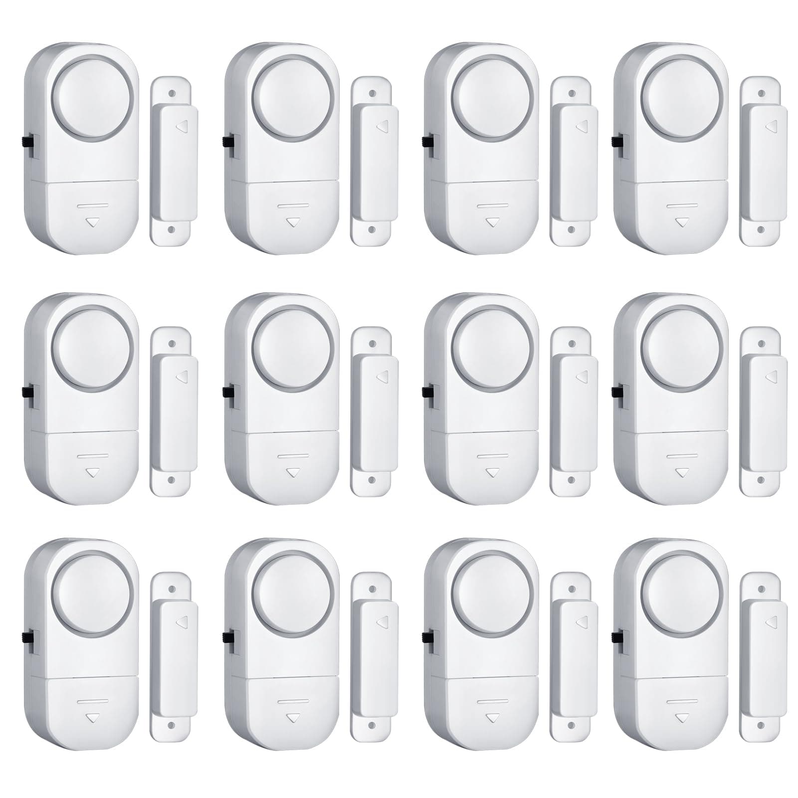 Wireless Entry Home Door Window Burglar Alarm with 12 PCS Security Alarm System Magnetic Sensor