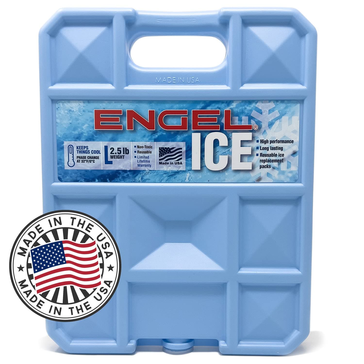 32°F Cooler & 5°F Freezer Packs - Made in The USA - Ice Packs for Boating, Fishing, Camping & Food Storage. The Perfect Non-Toxic Safe Replacement for Regular Ice or Dry Ice.