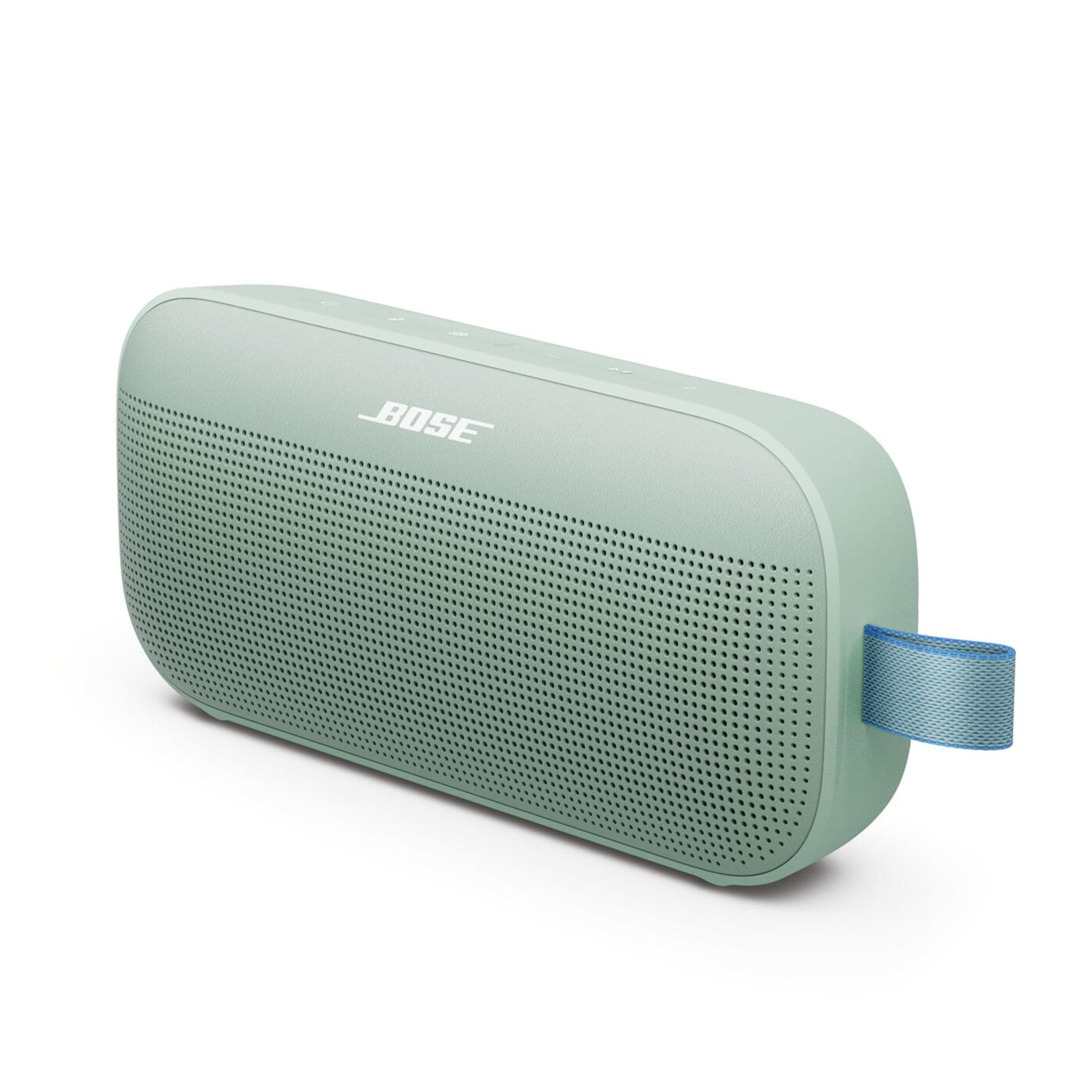 New SoundLink Flex Portable Bluetooth Speaker (2nd Gen), Portable Outdoor Speaker with Hi-Fi Audio, Up to 12 Hours Battery Life, Waterproof and Dustproof, Alpine Sage