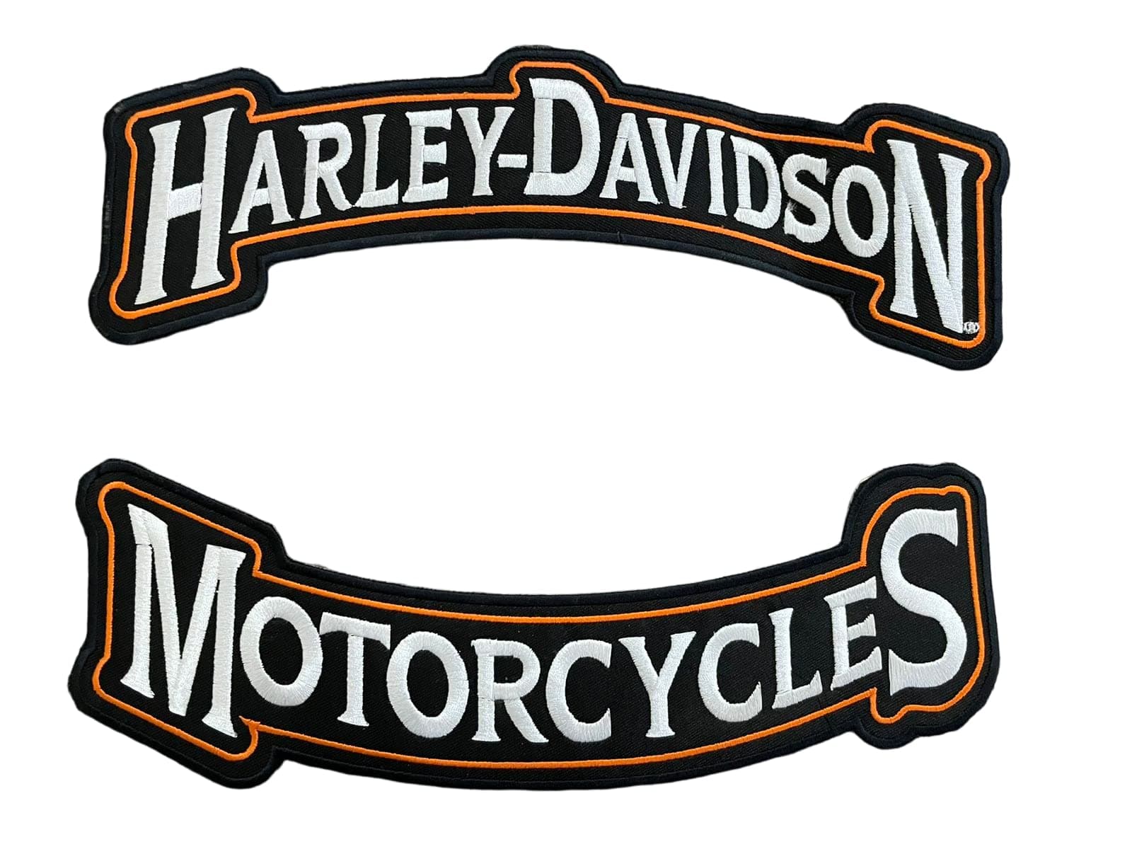 Harley Rocker Patches 12" Large Embroidered Motorcycle Vest/Jacket Patch Iron On