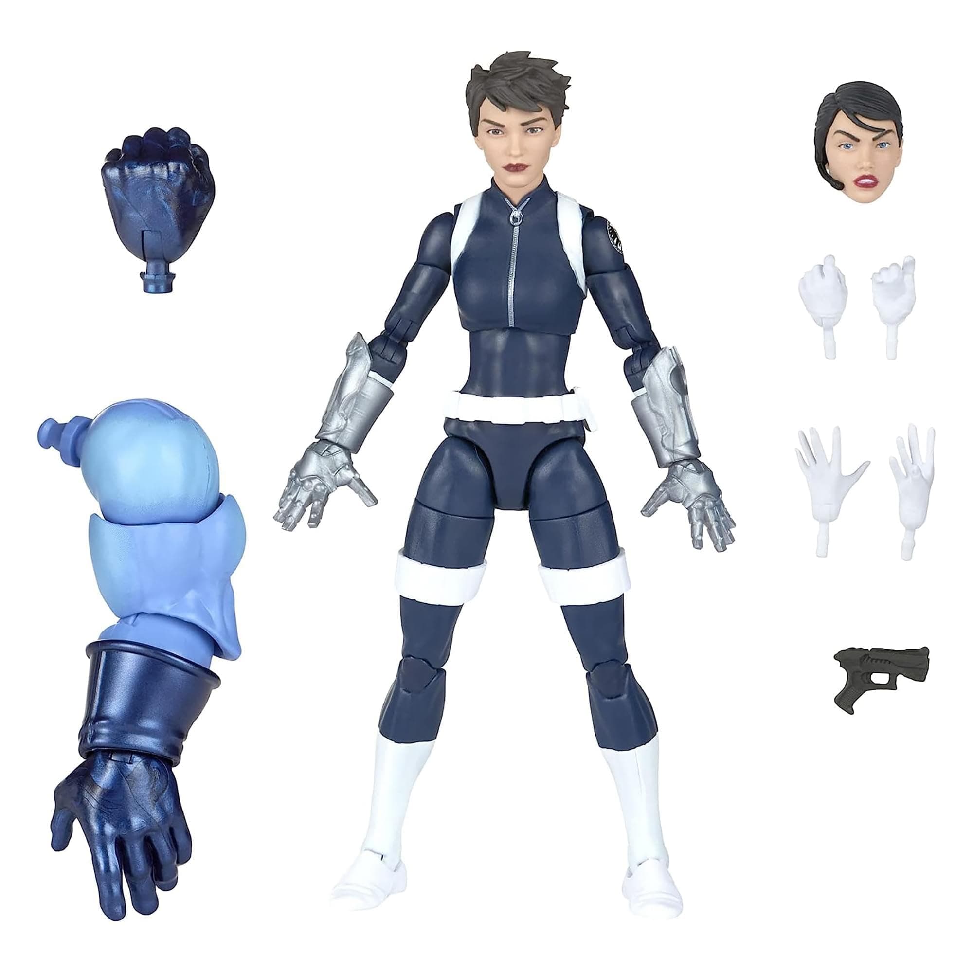 Marvel Hasbro Legends Series Quake Action Figure 6-inch Collectible Toy, 5 Accessories Multicolor F4795