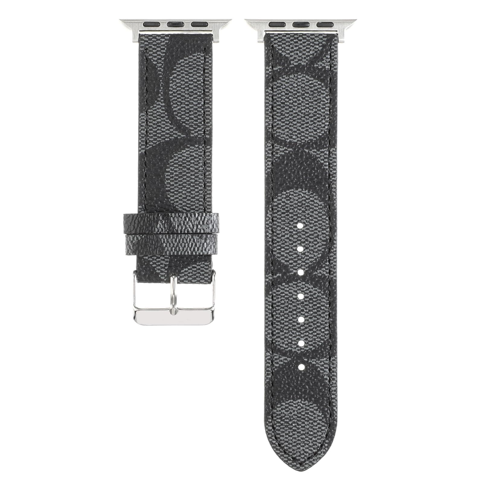 Leather Band 44mm 42mm 40mm 38mm Compatible with Apple Watch Men Women,Design for Replacement Band Compatible with Watch Series 6/5/4/3/2/1, iWatch SE